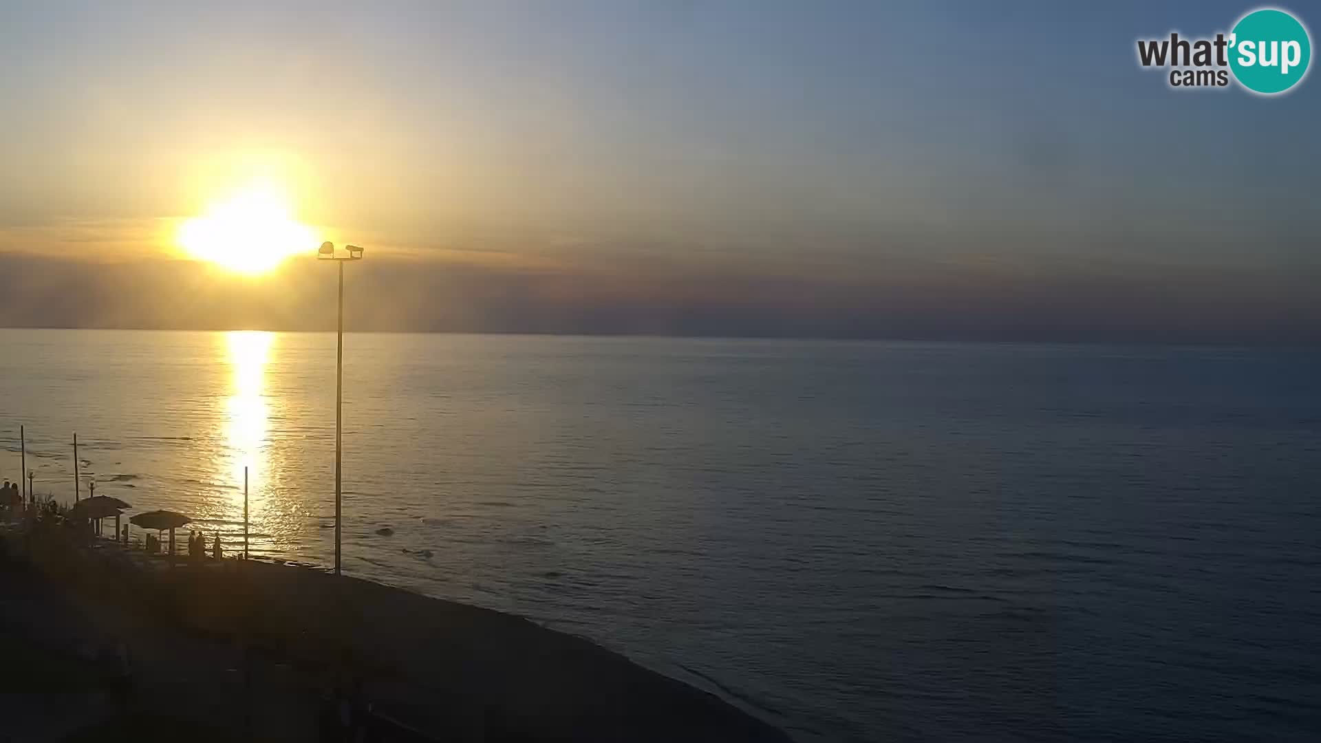 Web kamera Valledoria – plaža La Ciaccia – Sardinija