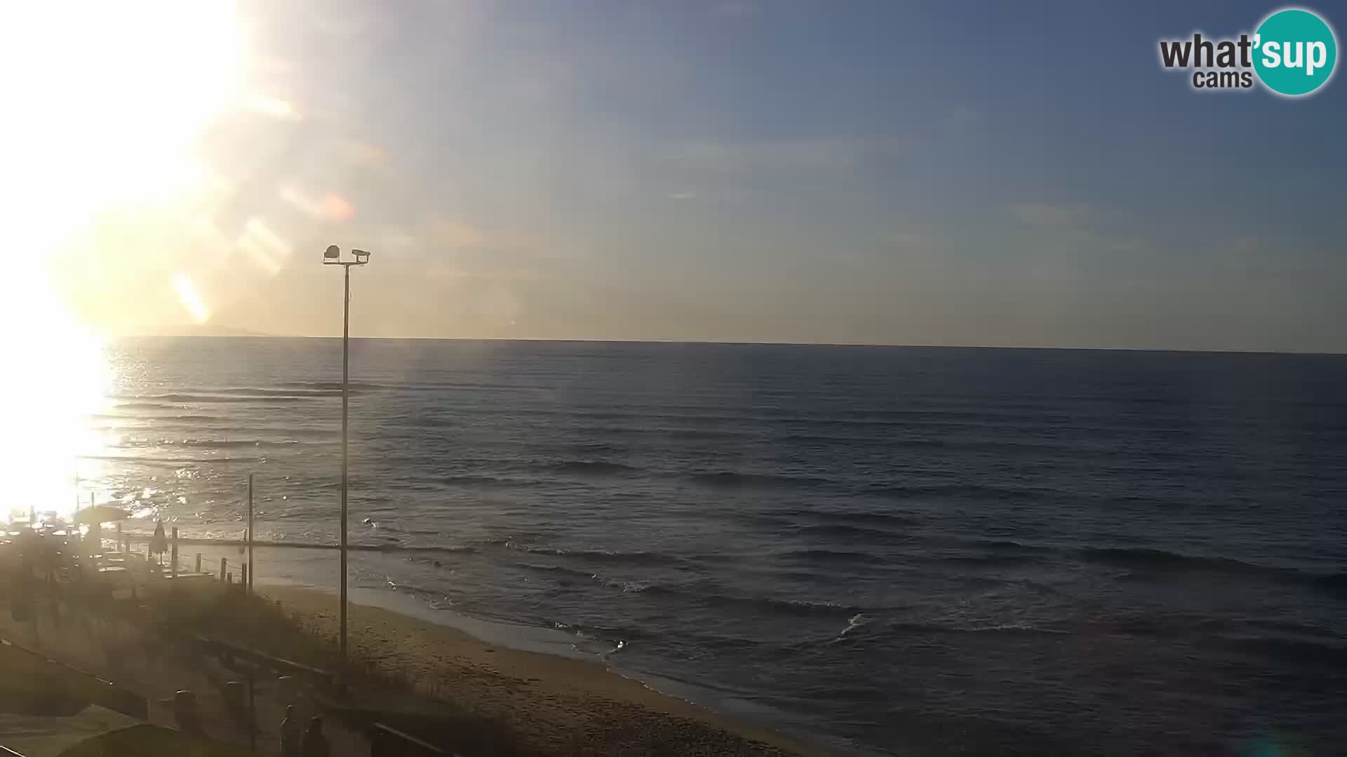 Web kamera Valledoria – plaža La Ciaccia – Sardinija