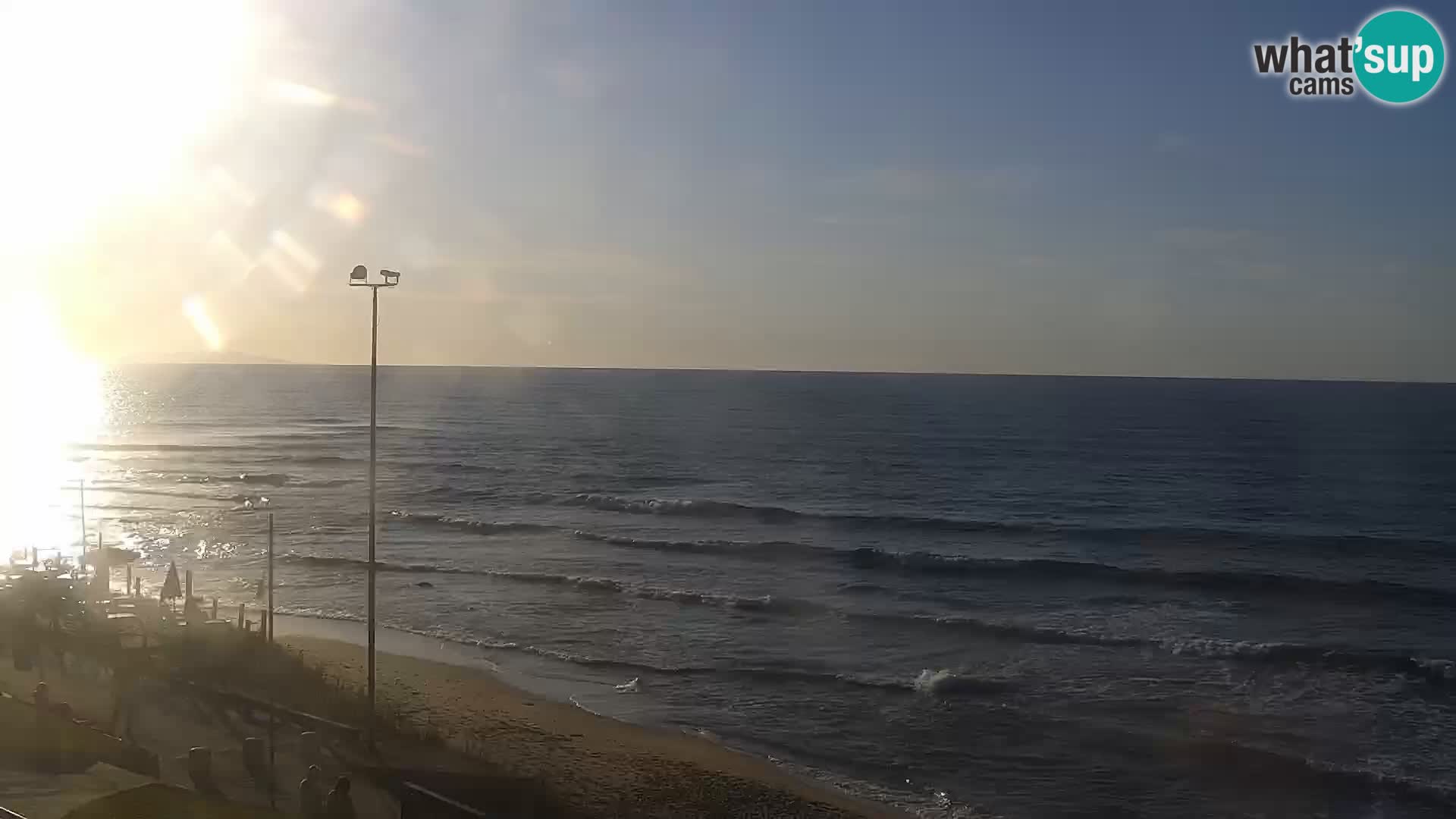 Web kamera Valledoria – plaža La Ciaccia – Sardinija