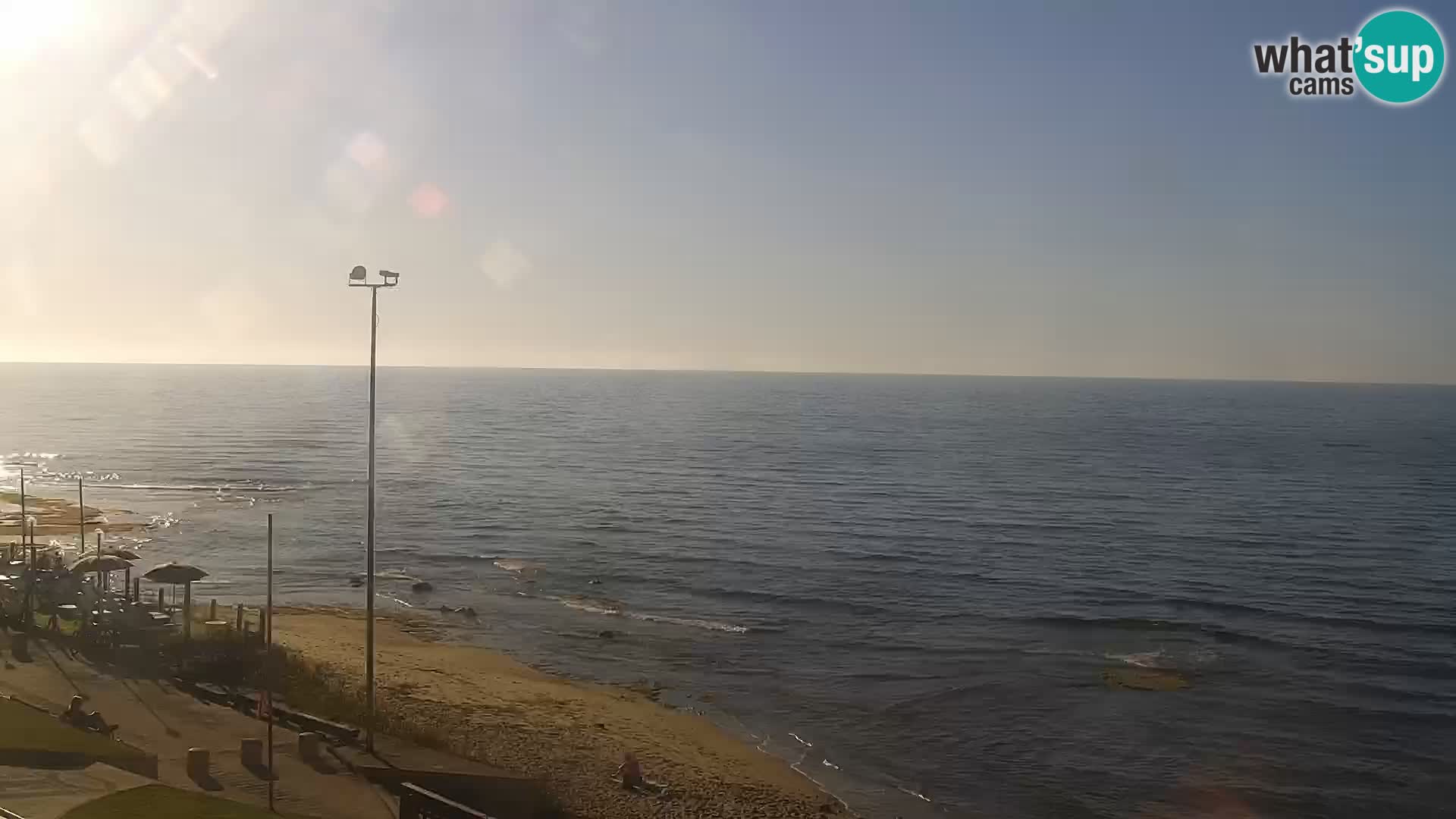 LIVECAM Valledoria – La Ciaccia plage – Sardaigne