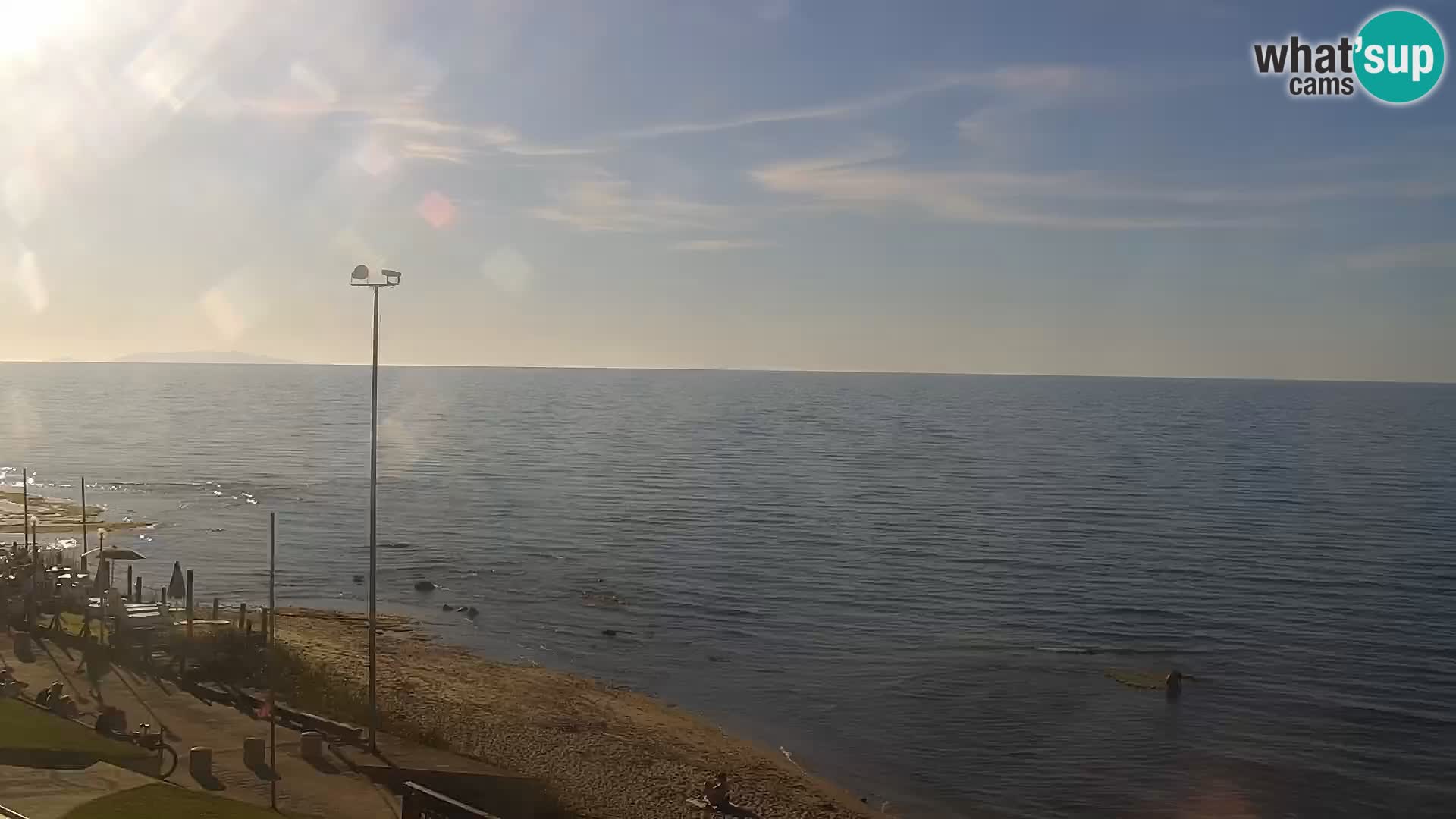 LIVECAM Valledoria – La Ciaccia plage – Sardaigne