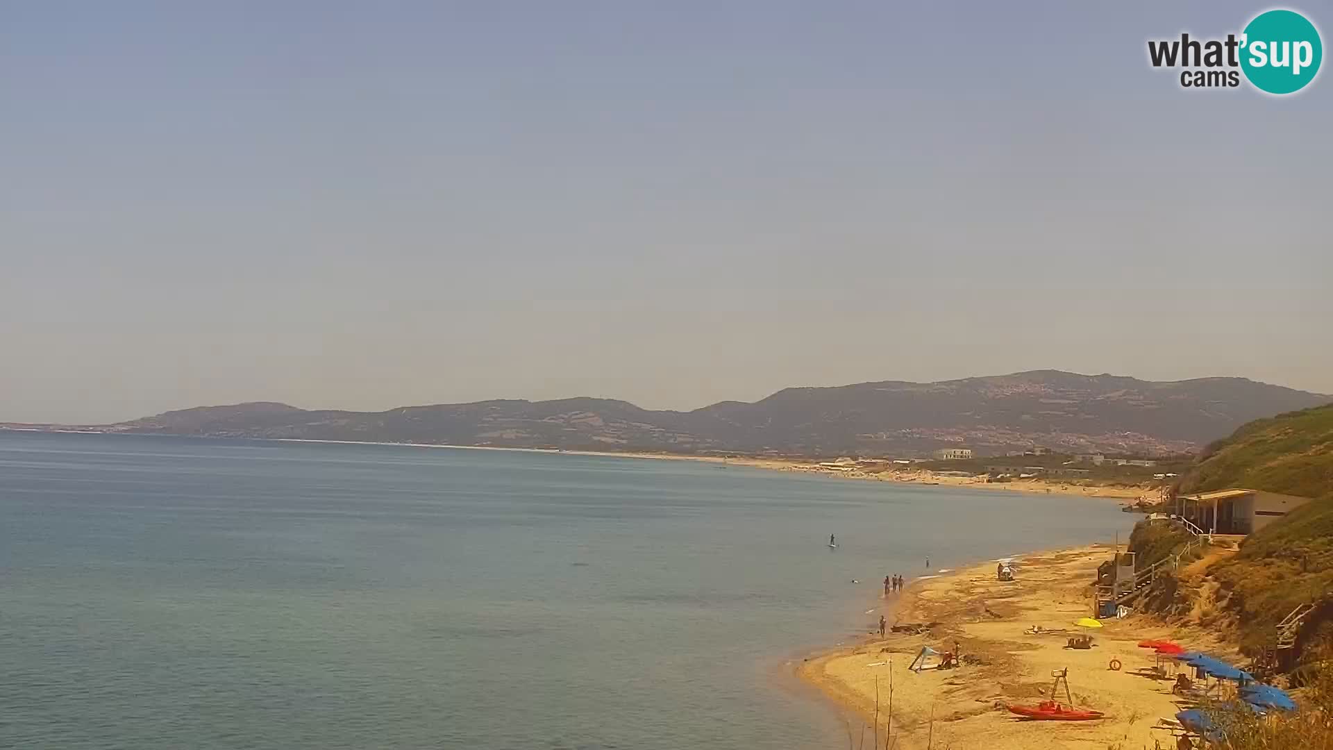Web kamera Valledoria – plaža La Ciaccia – Sardinija