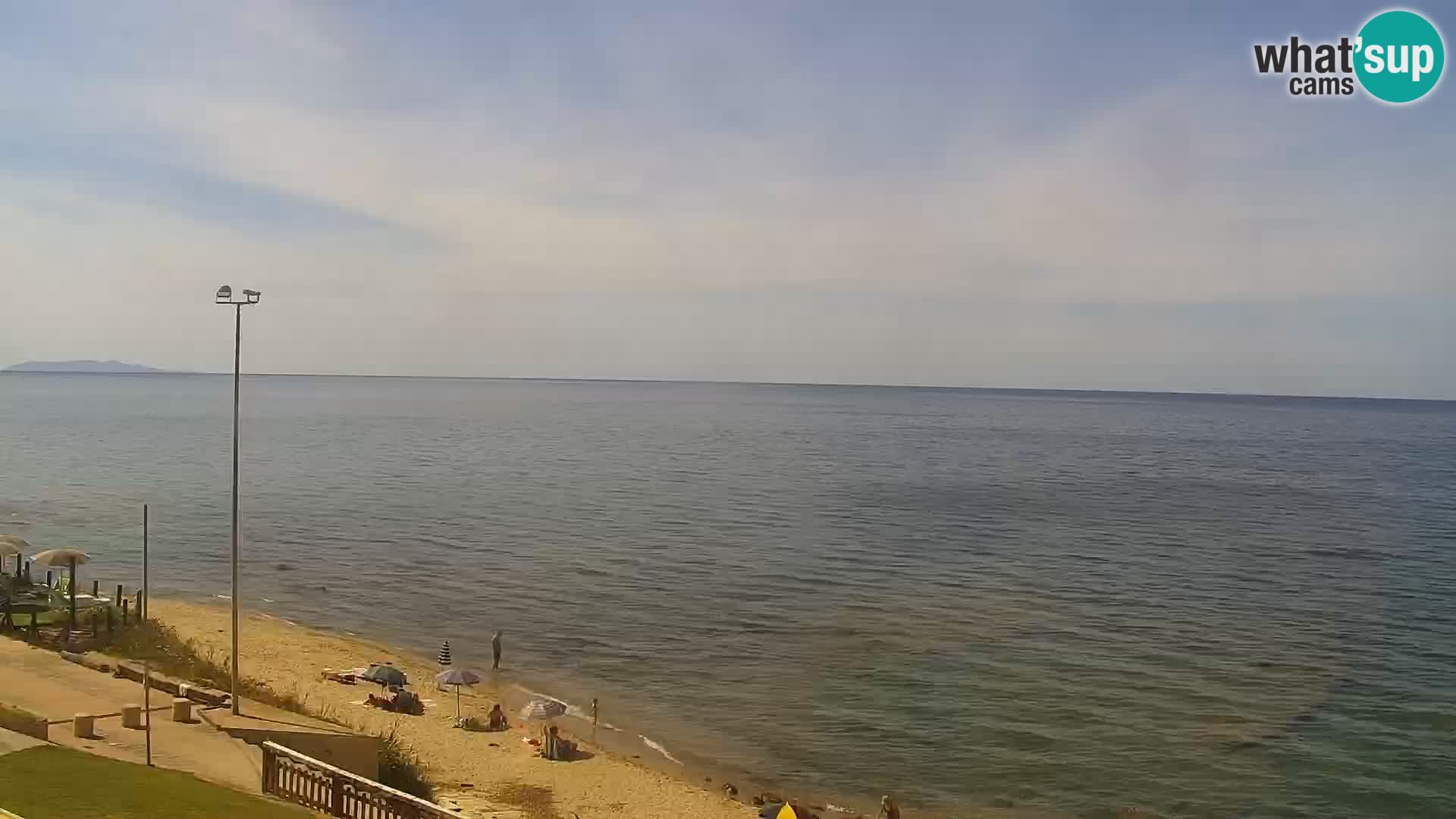 Web kamera Valledoria – plaža La Ciaccia – Sardinija