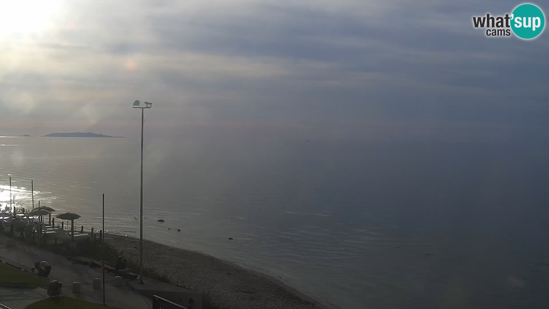 Web kamera Valledoria – plaža La Ciaccia – Sardinija
