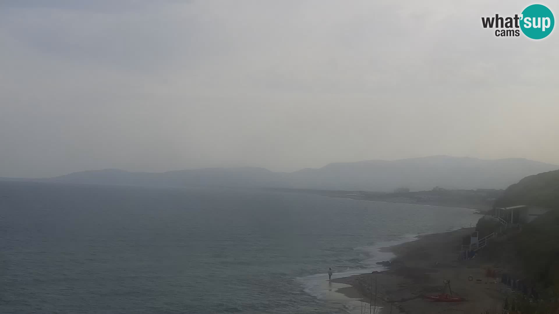 Web kamera Valledoria – plaža La Ciaccia – Sardinija