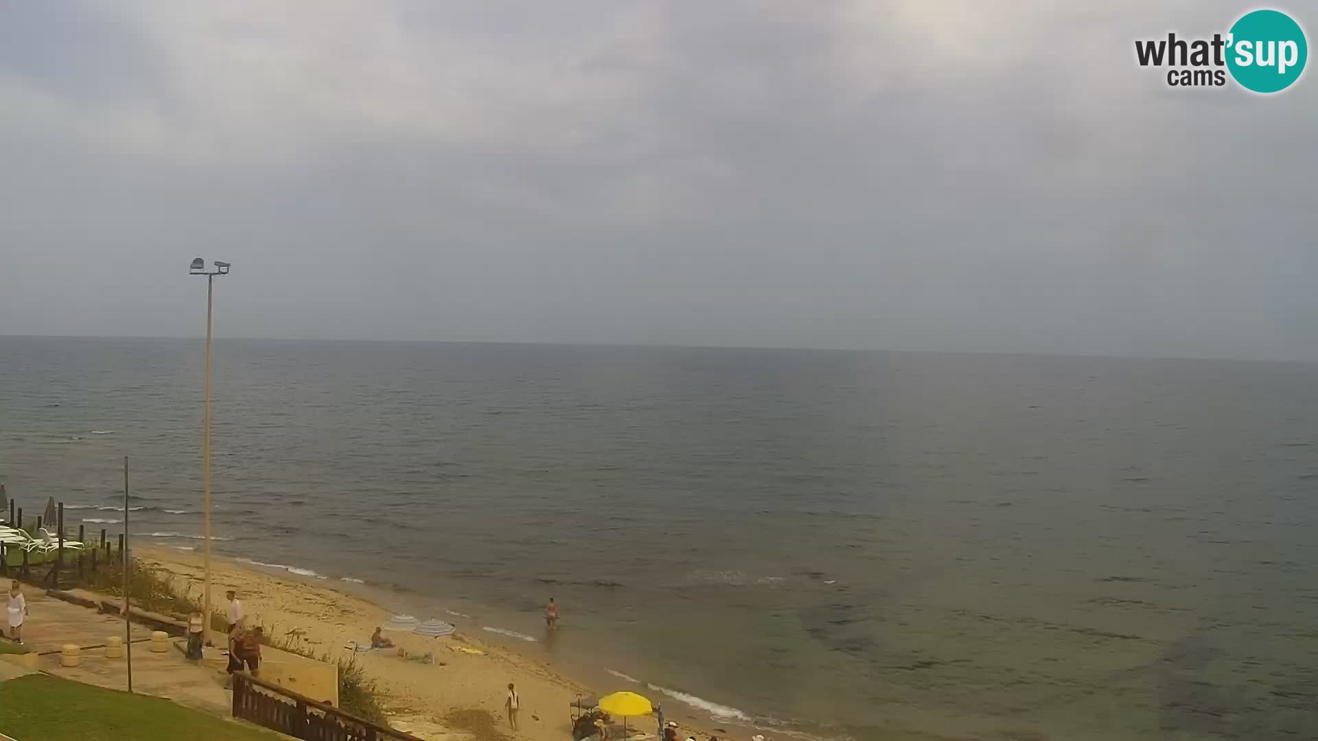 LIVE Valledoria webcam – La Ciaccia strand – Sardinien