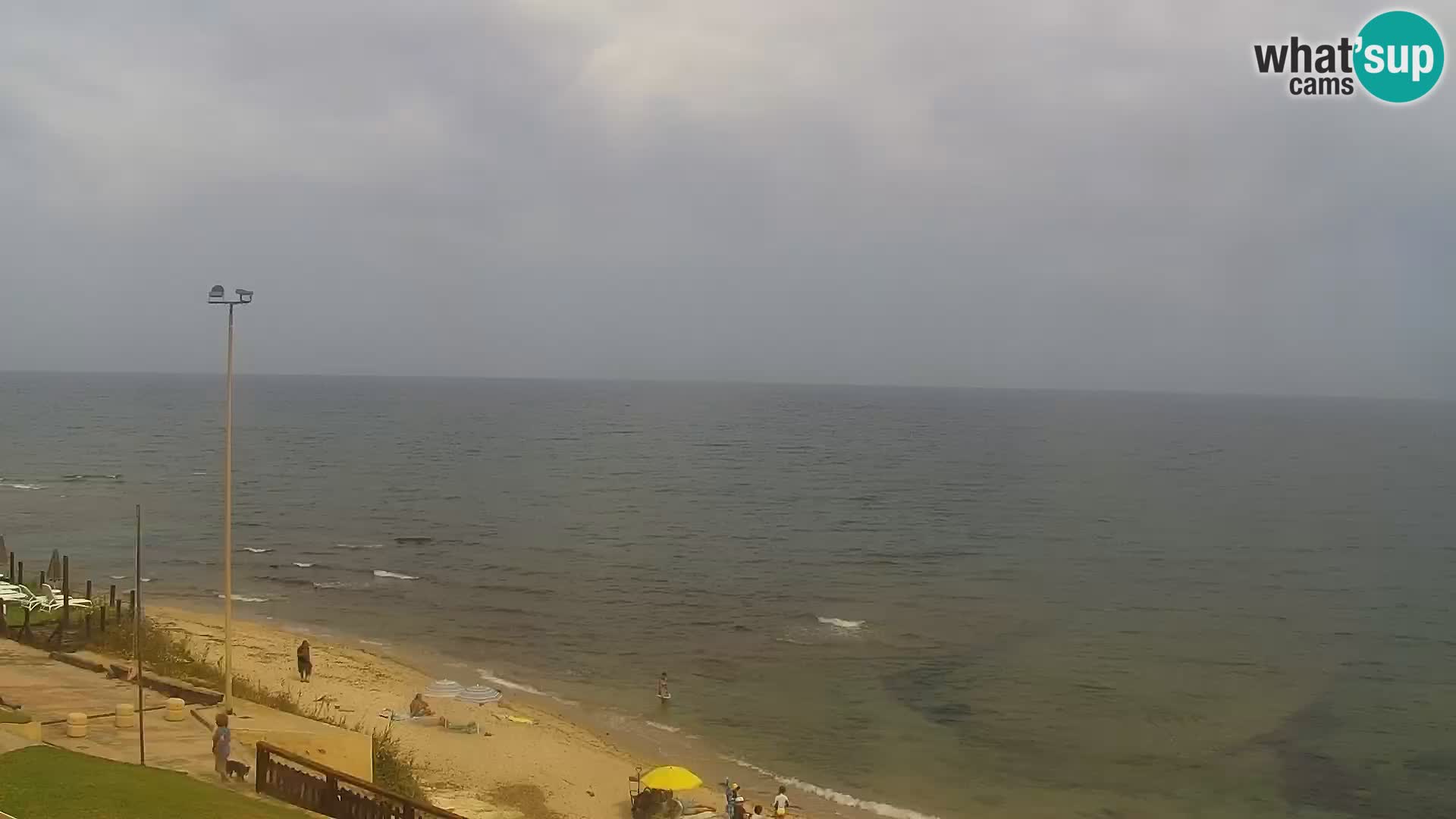 LIVE Valledoria webcam – La Ciaccia strand – Sardinien