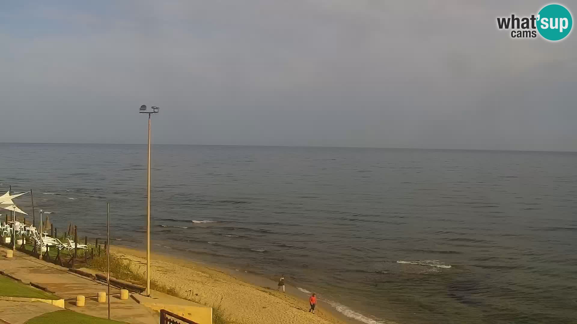 Web kamera Valledoria – plaža La Ciaccia – Sardinija