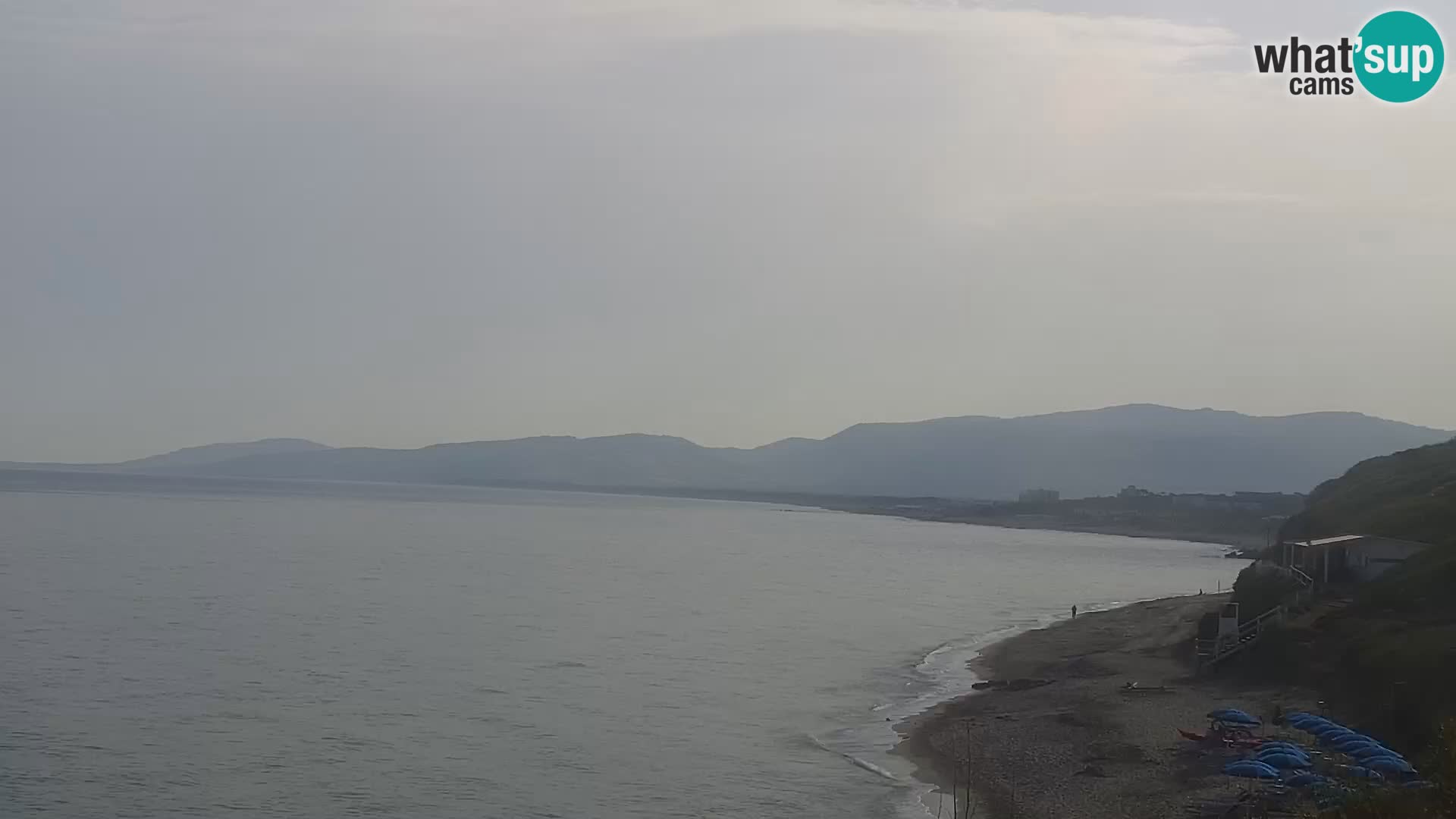 Web kamera Valledoria – plaža La Ciaccia – Sardinija