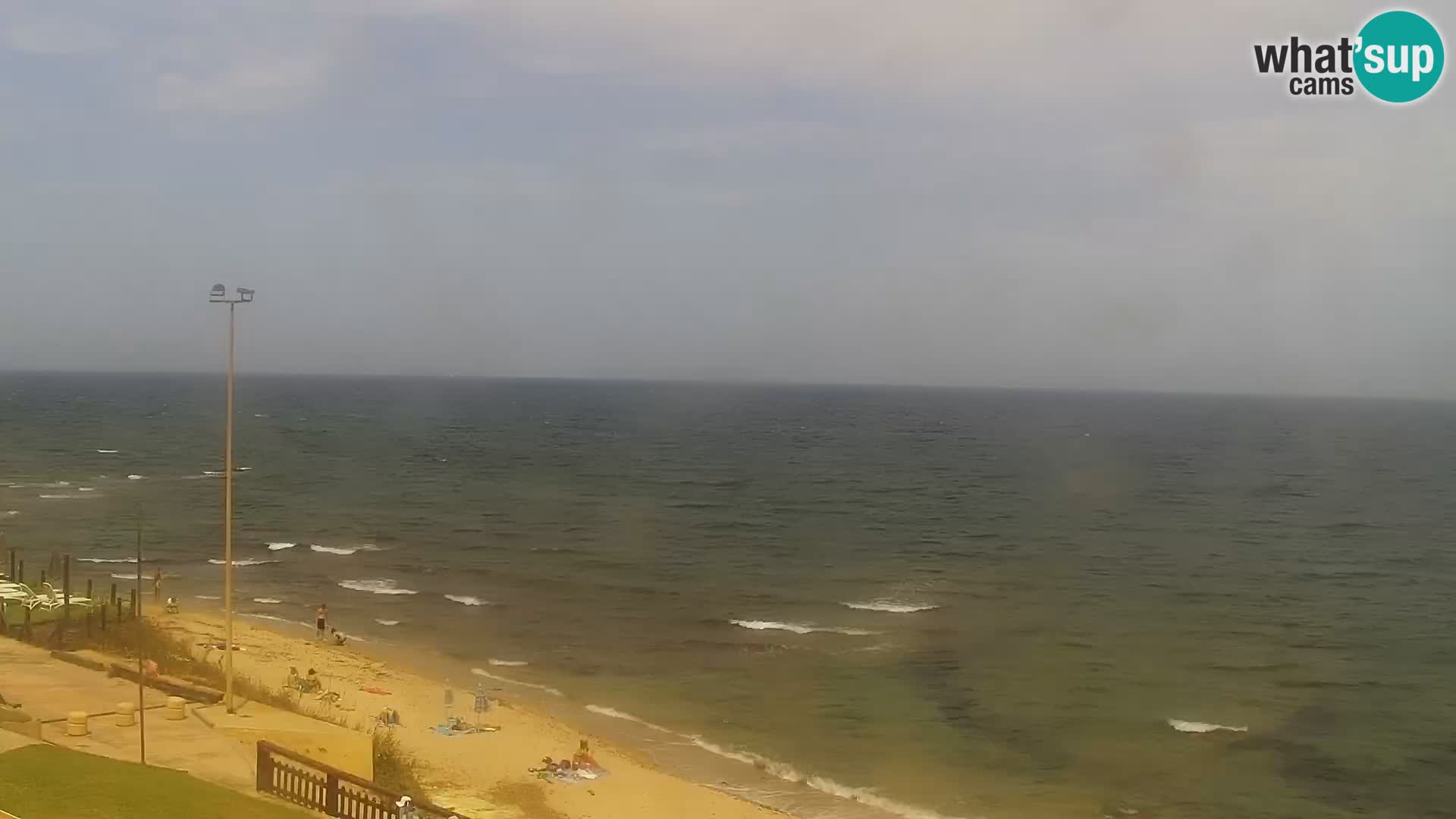 Web kamera Valledoria – plaža La Ciaccia – Sardinija