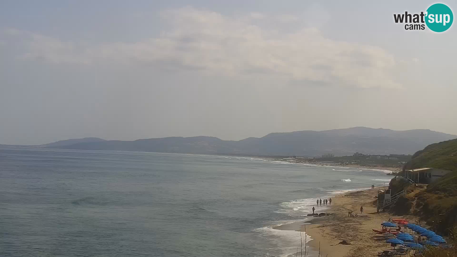 LIVE Valledoria webcam – La Ciaccia strand – Sardinien
