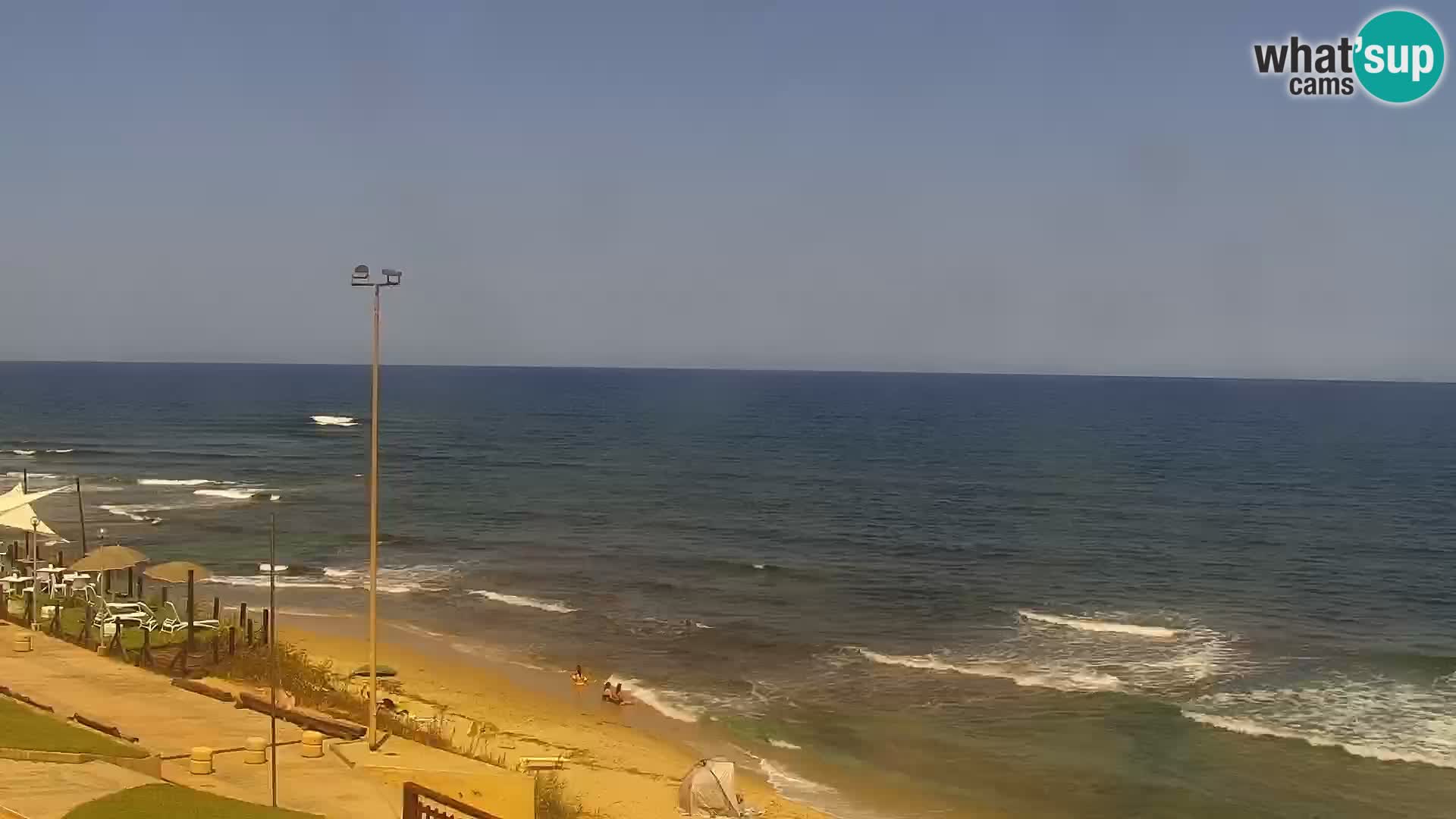 Web kamera Valledoria – plaža La Ciaccia – Sardinija