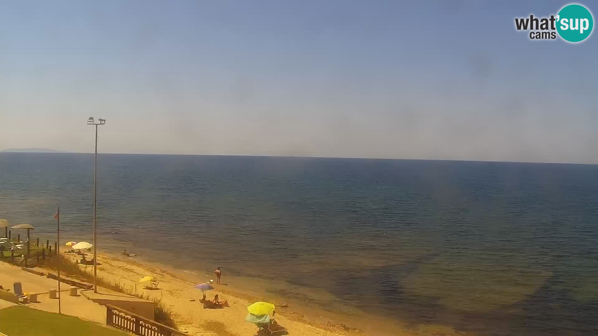 LIVE Valledoria webcam – La Ciaccia strand – Sardinien