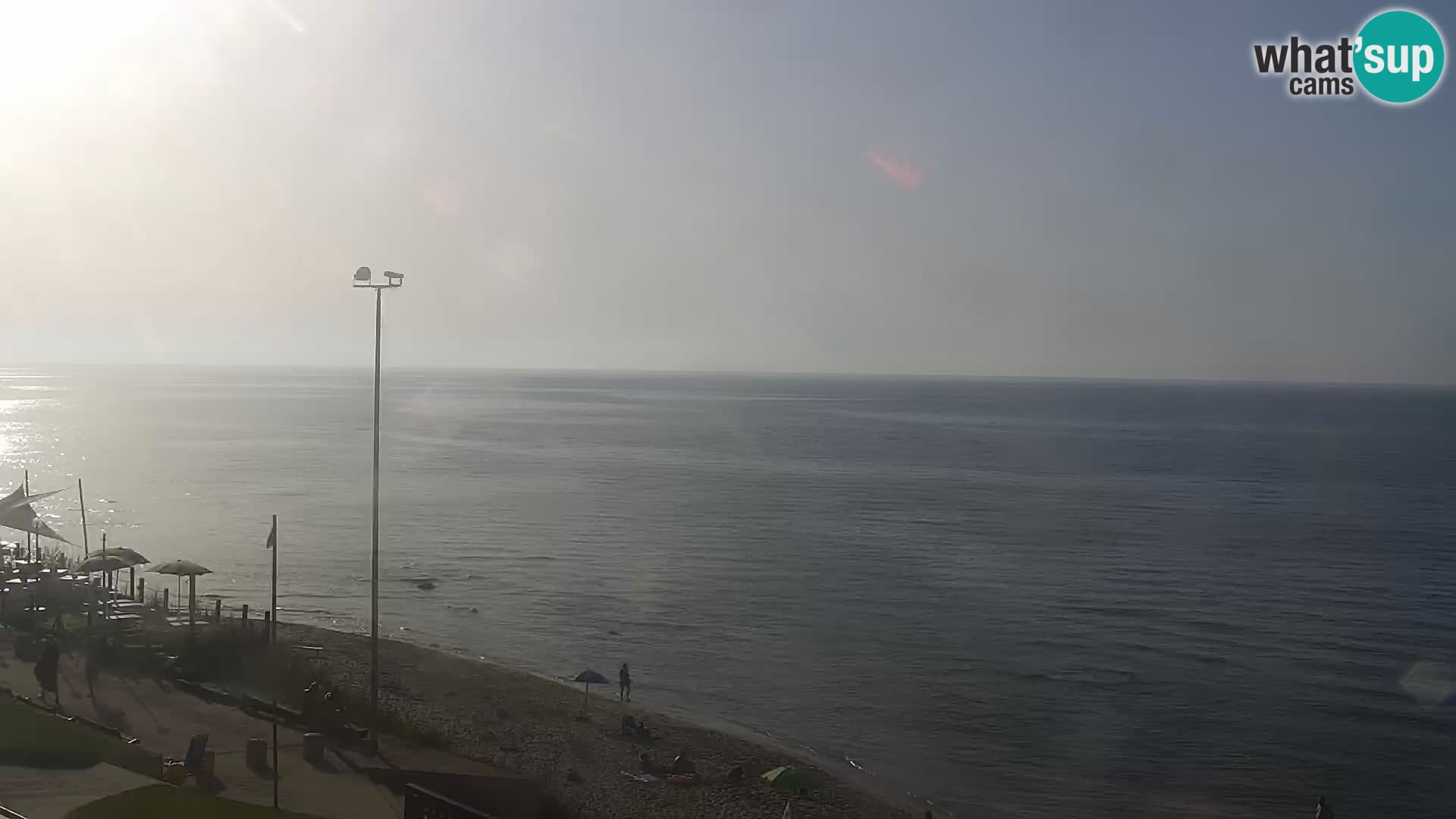 LIVE Valledoria webcam – La Ciaccia strand – Sardinien