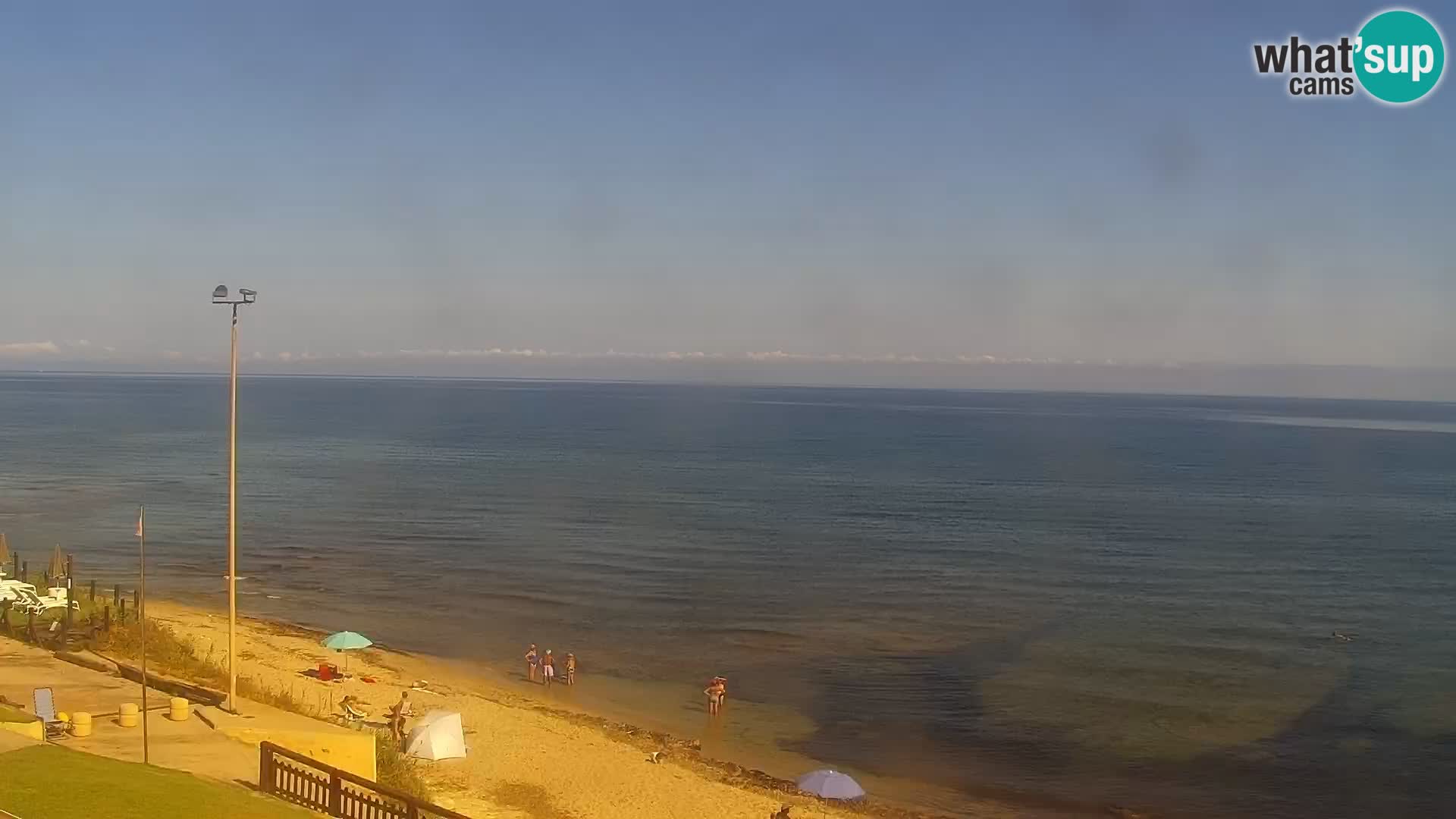 LIVE Valledoria webcam – La Ciaccia strand – Sardinien