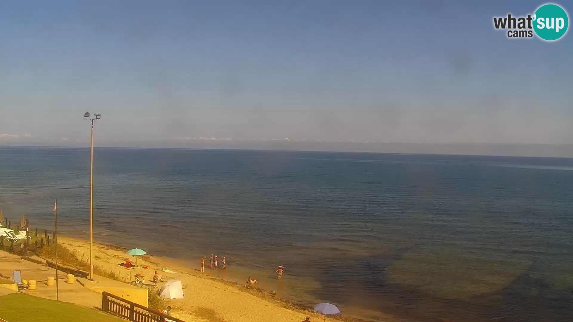 Web kamera Valledoria – plaža La Ciaccia – Sardinija