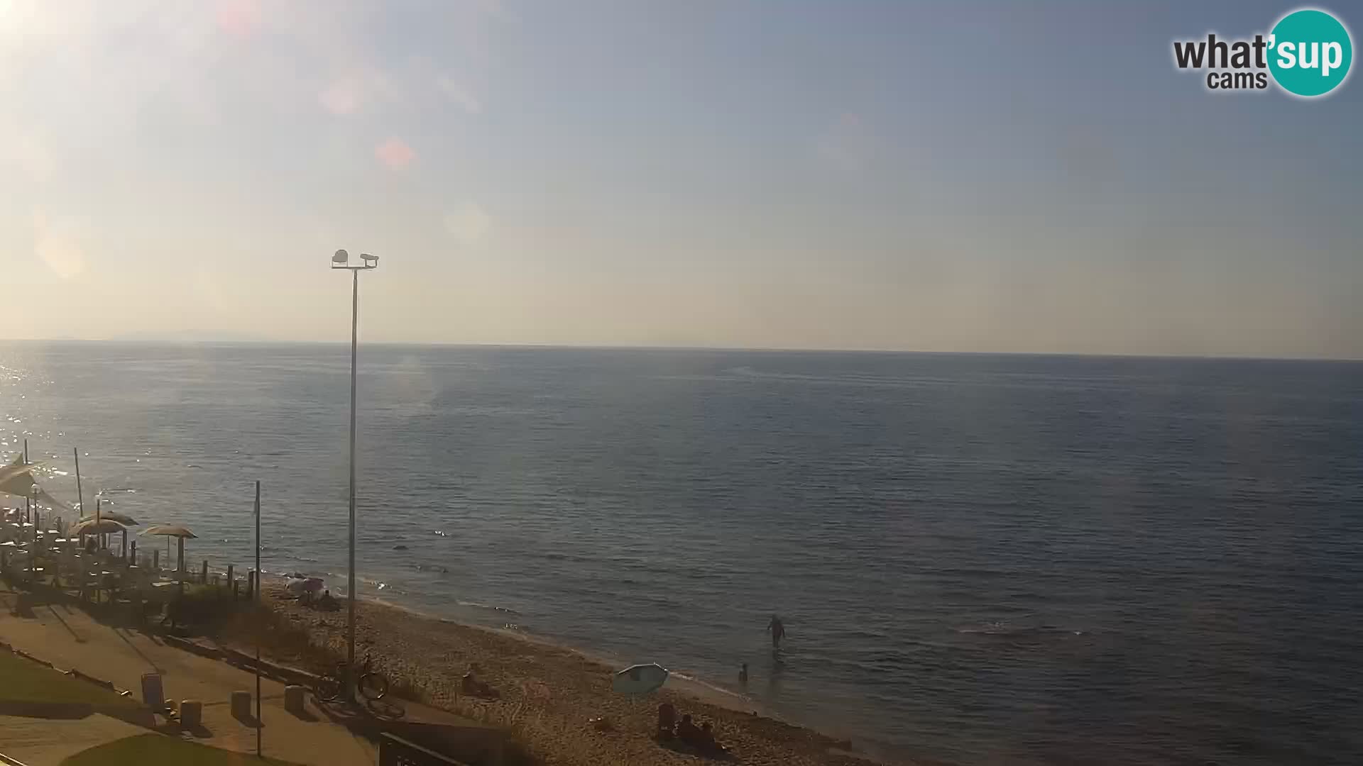 LIVE Valledoria webcam – La Ciaccia strand – Sardinien
