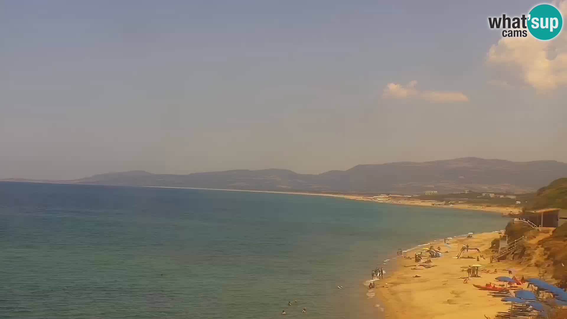 LIVE Valledoria webcam – La Ciaccia strand – Sardinien