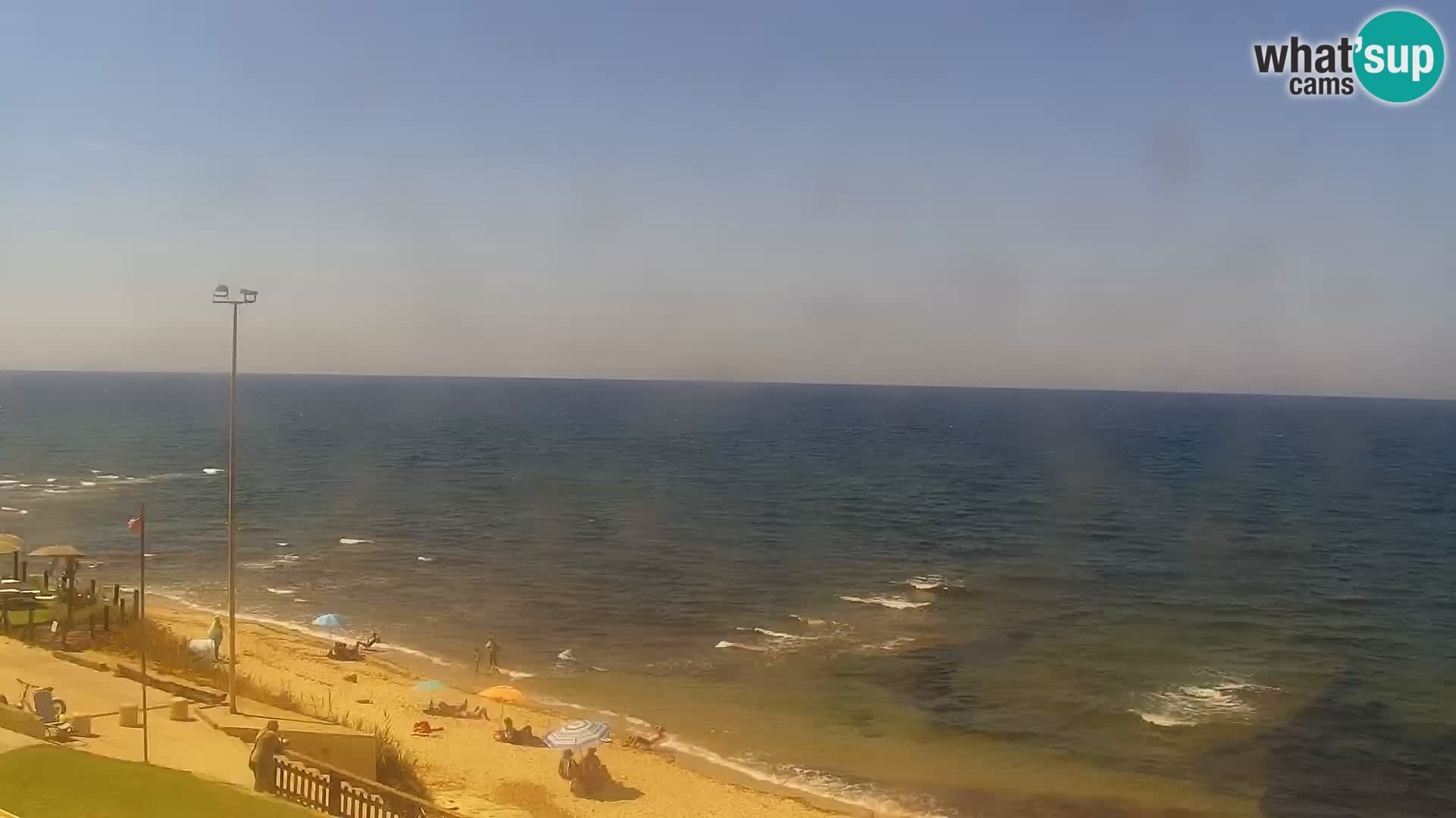 Web kamera Valledoria – plaža La Ciaccia – Sardinija