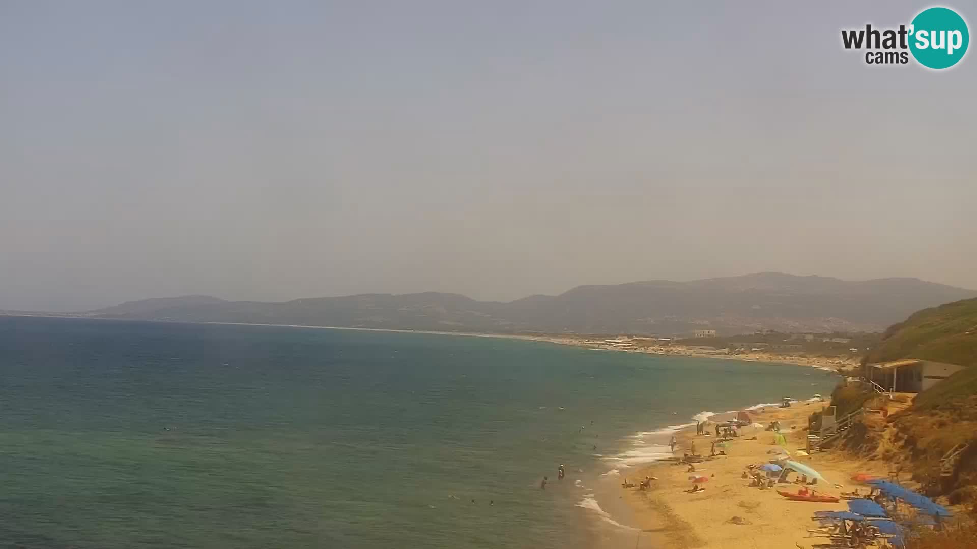Web kamera Valledoria – plaža La Ciaccia – Sardinija