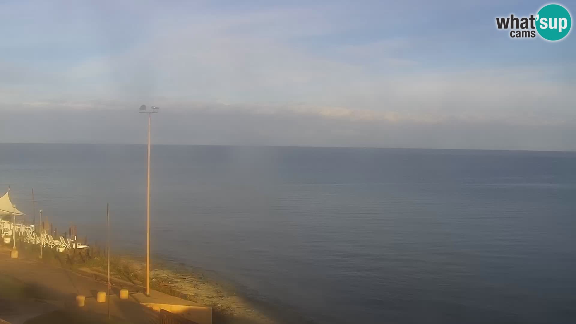 LIVE Valledoria webcam – La Ciaccia strand – Sardinien