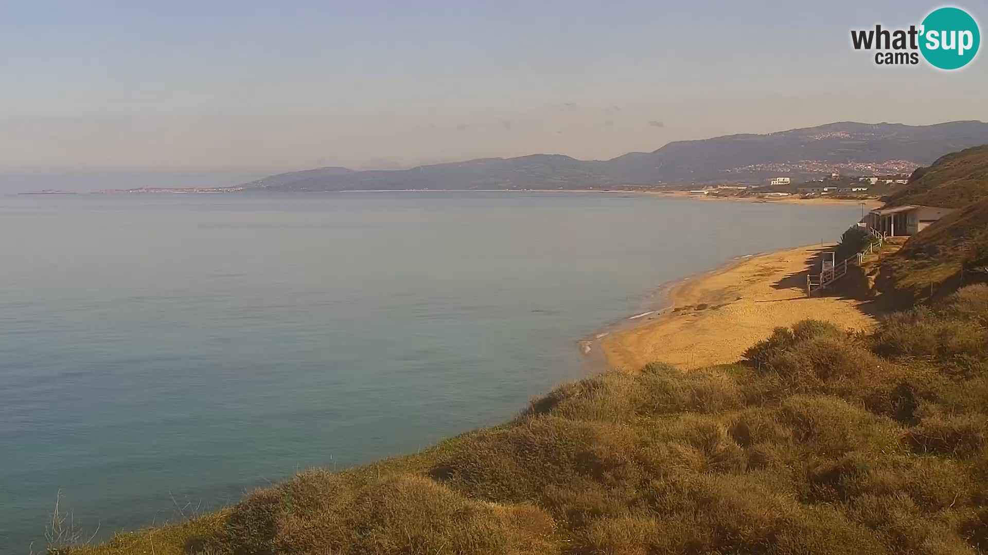 Web kamera Valledoria – plaža La Ciaccia – Sardinija