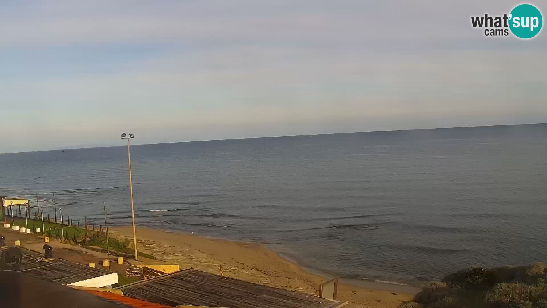 Web kamera Valledoria – plaža La Ciaccia – Sardinija
