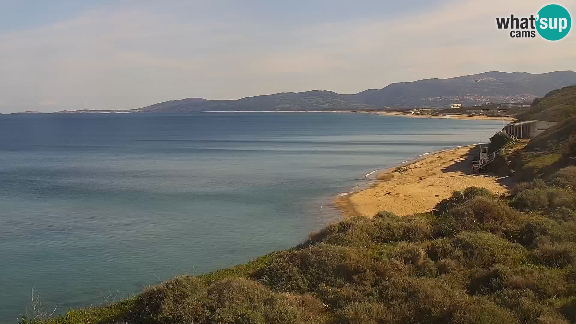 LIVE Valledoria webcam – La Ciaccia strand – Sardinien
