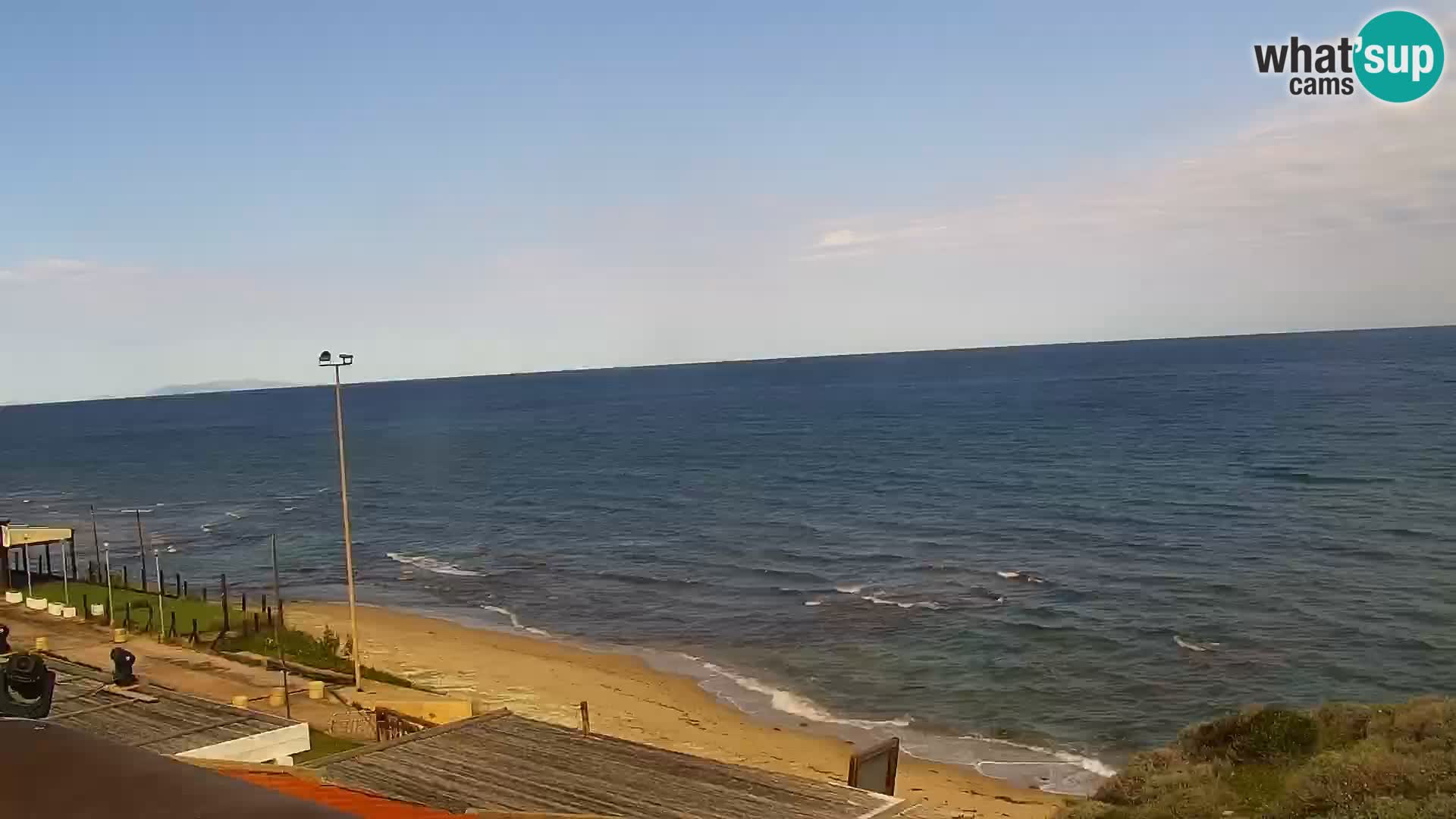 Spletna kamera Valledoria – La Ciaccia plaža – Sardinija
