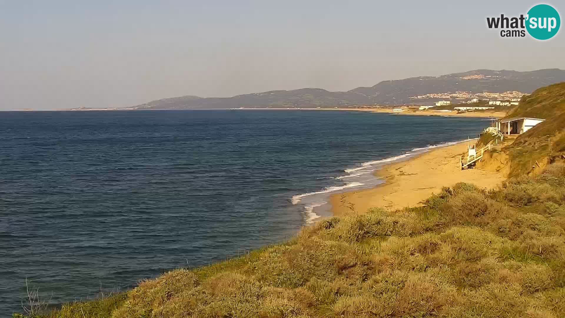 Web kamera Valledoria – plaža La Ciaccia – Sardinija