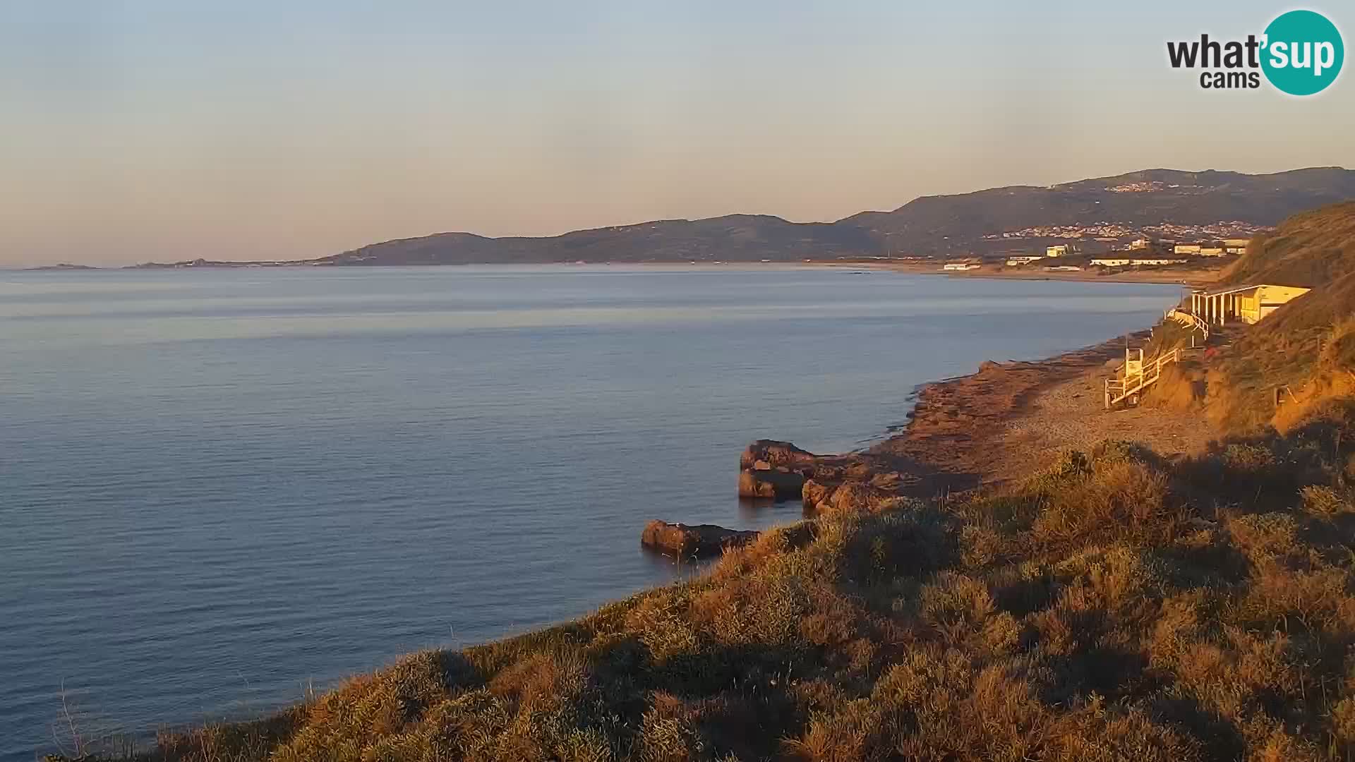 LIVE Valledoria webcam – La Ciaccia strand – Sardinien