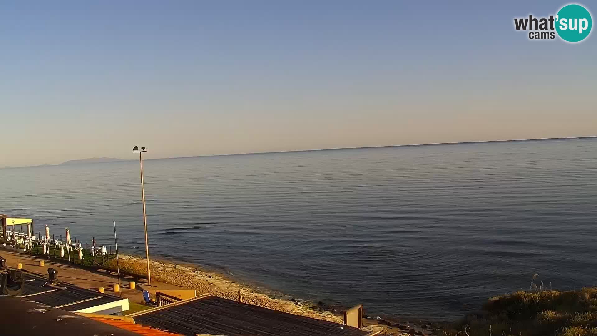 Spletna kamera Valledoria – La Ciaccia plaža – Sardinija