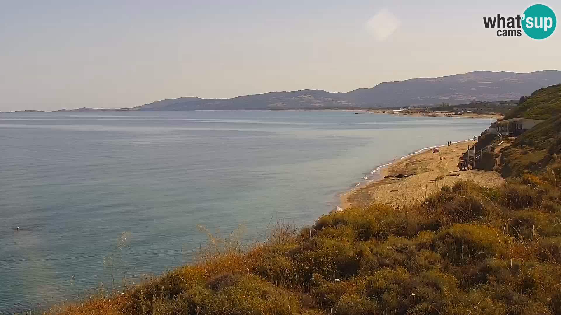 Web kamera Valledoria – plaža La Ciaccia – Sardinija