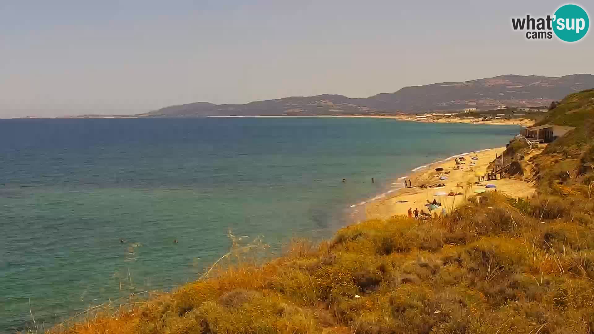 Web kamera Valledoria – plaža La Ciaccia – Sardinija