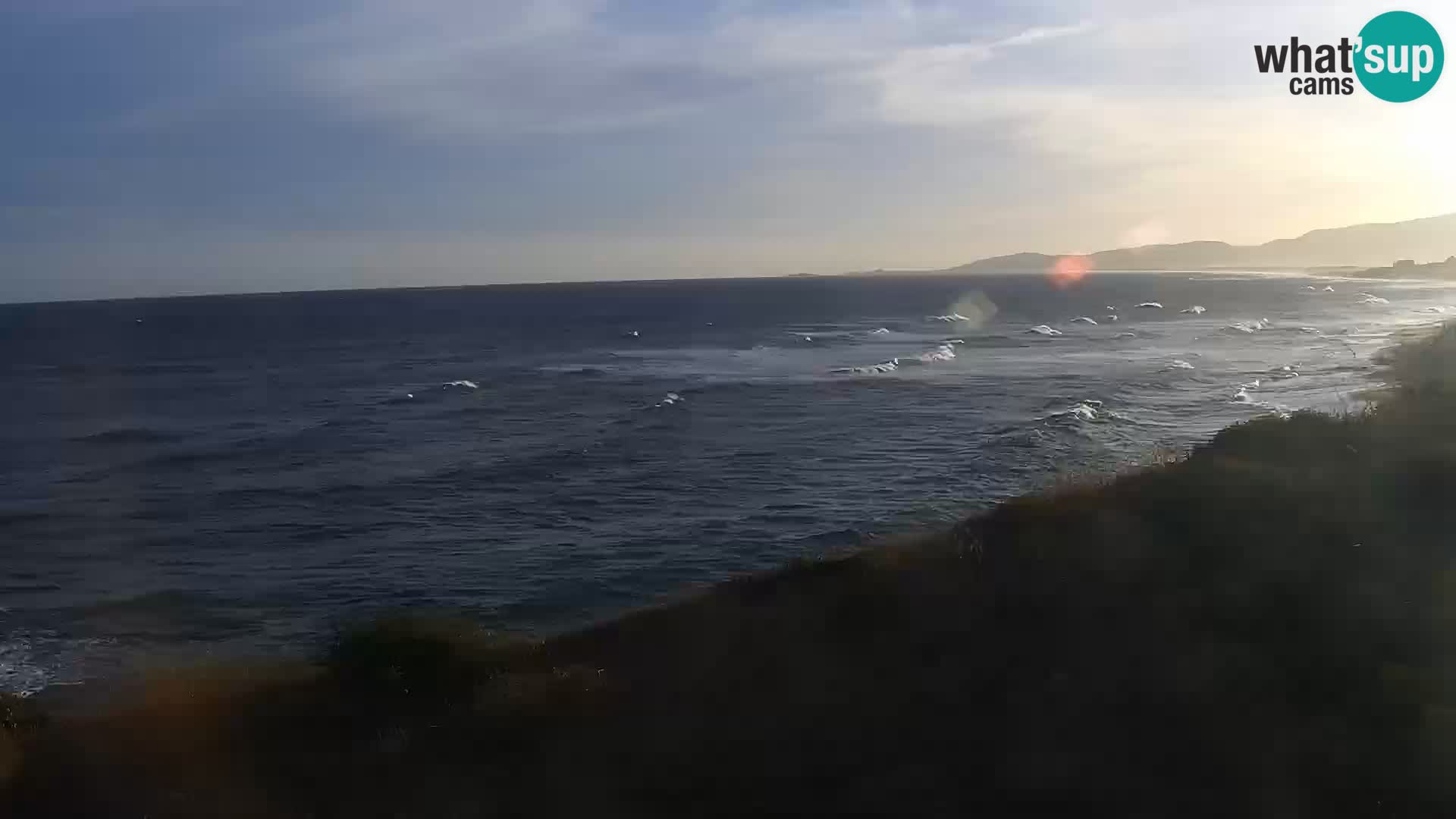 LIVE Valledoria webcam – La Ciaccia strand – Sardinien