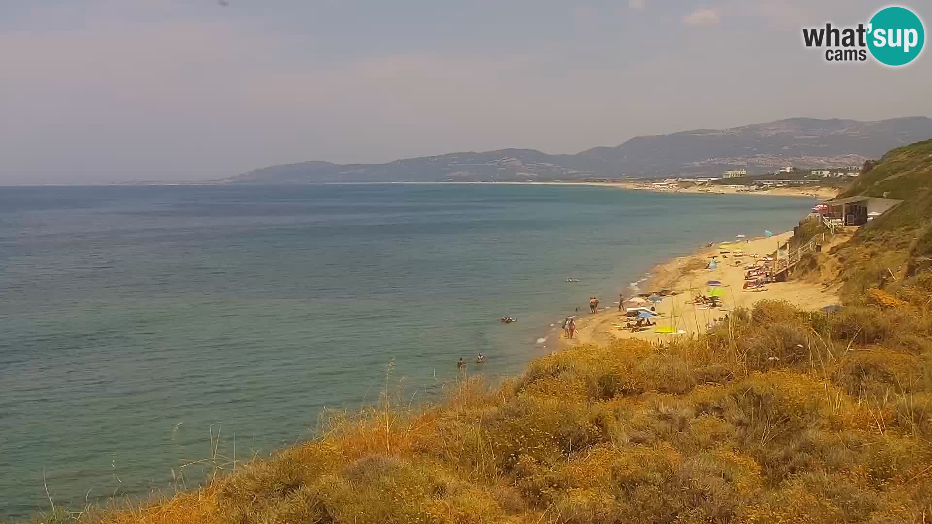 Spletna kamera Valledoria – La Ciaccia plaža – Sardinija