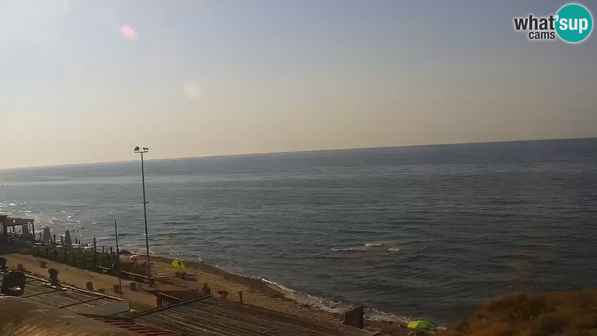 Web kamera Valledoria – plaža La Ciaccia – Sardinija