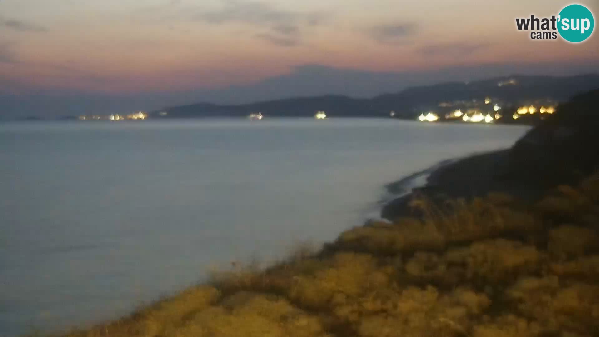Web kamera Valledoria – plaža La Ciaccia – Sardinija