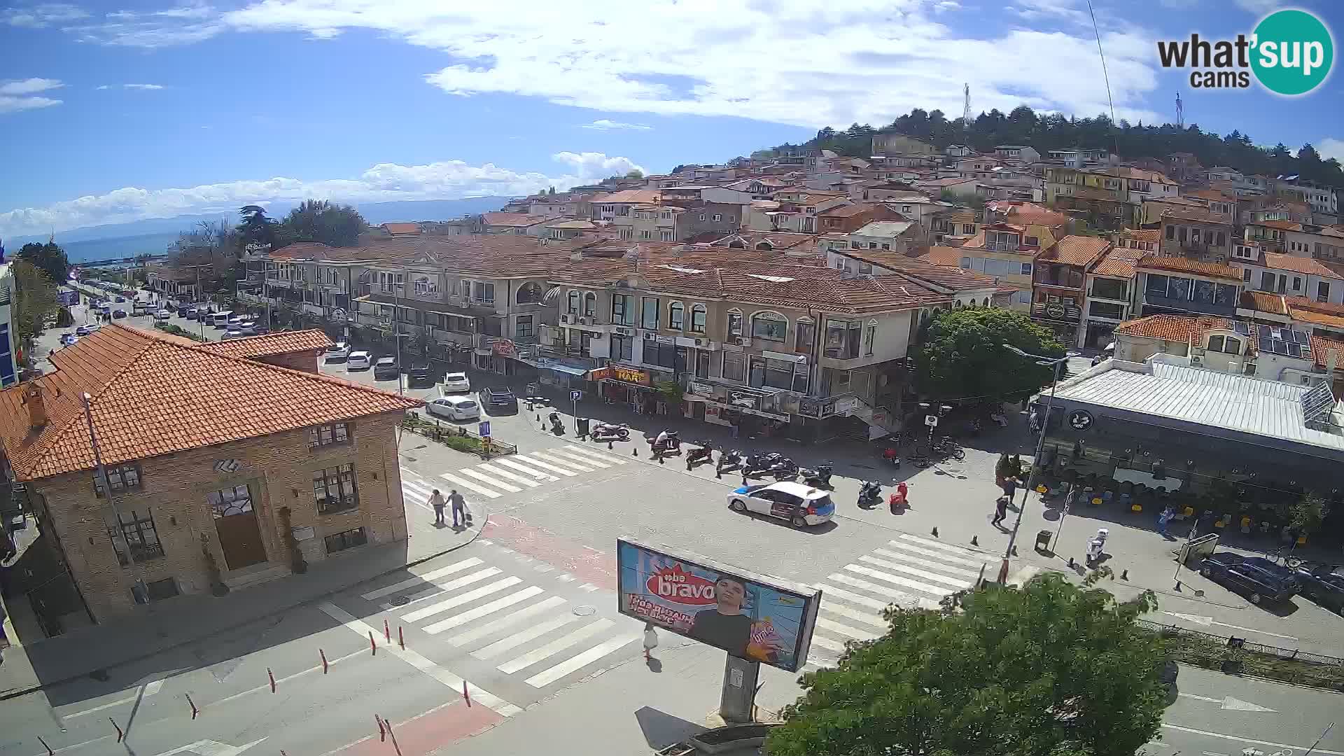 Webcam de la vieille ville et du centre d’Ohrid