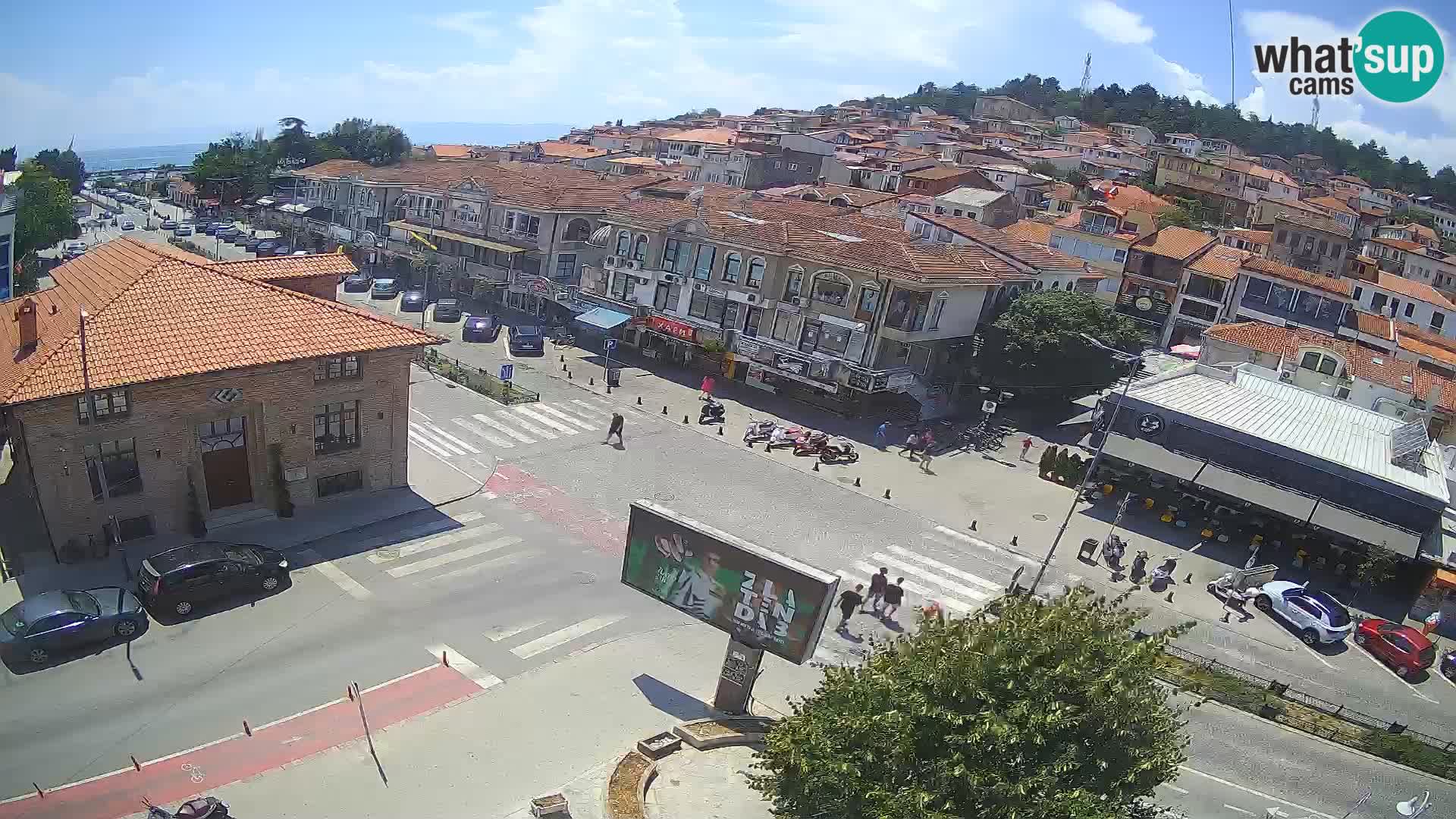 Webcam Ohrid old town and center