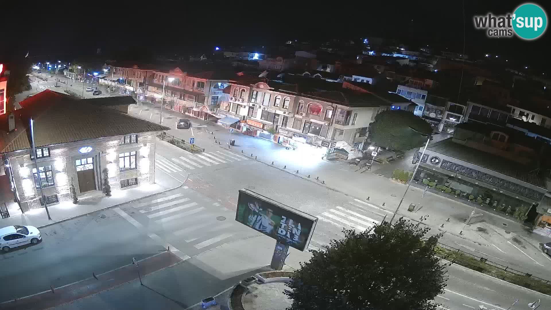 Webcam de la vieille ville et du centre d’Ohrid