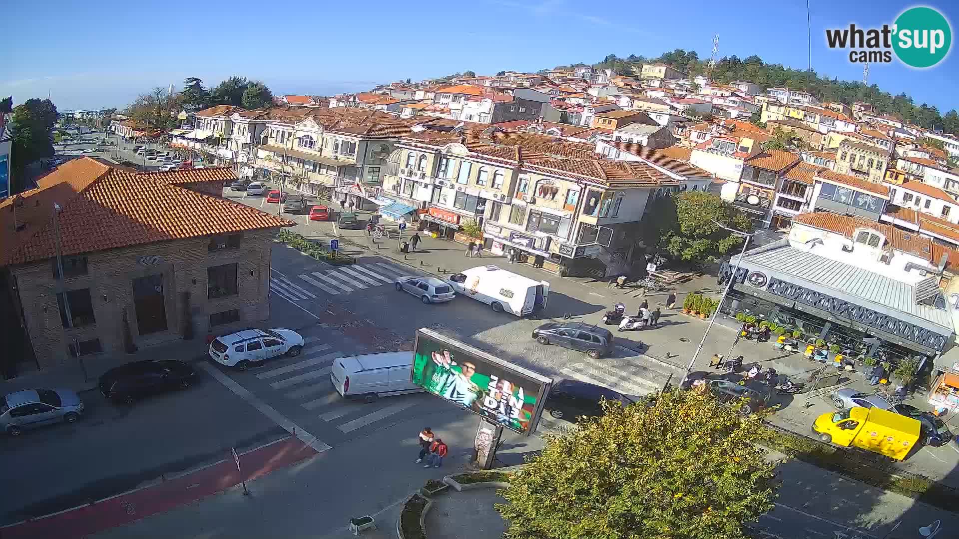 Webcam de la vieille ville et du centre d’Ohrid