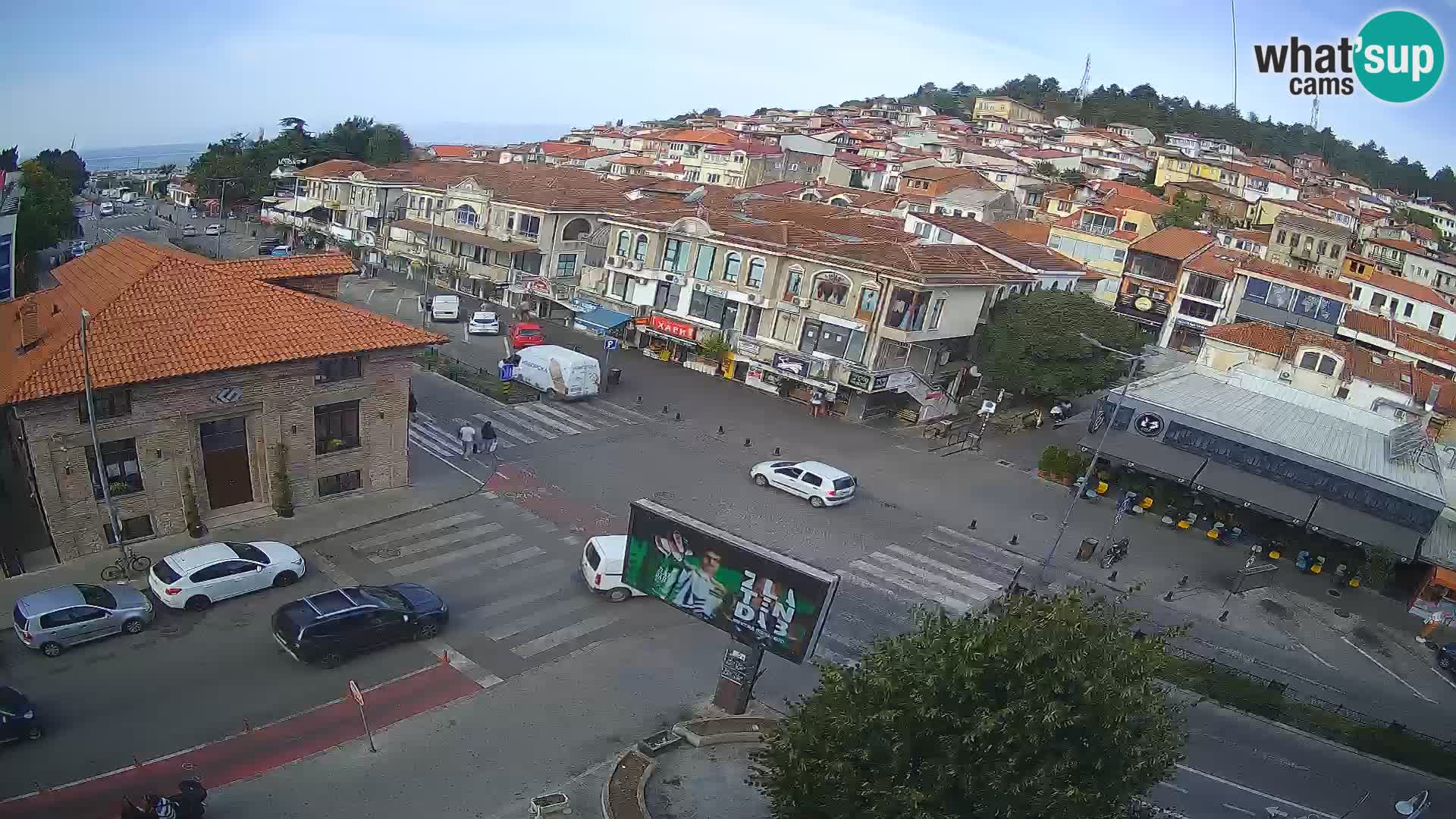 Webcam de la vieille ville et du centre d’Ohrid