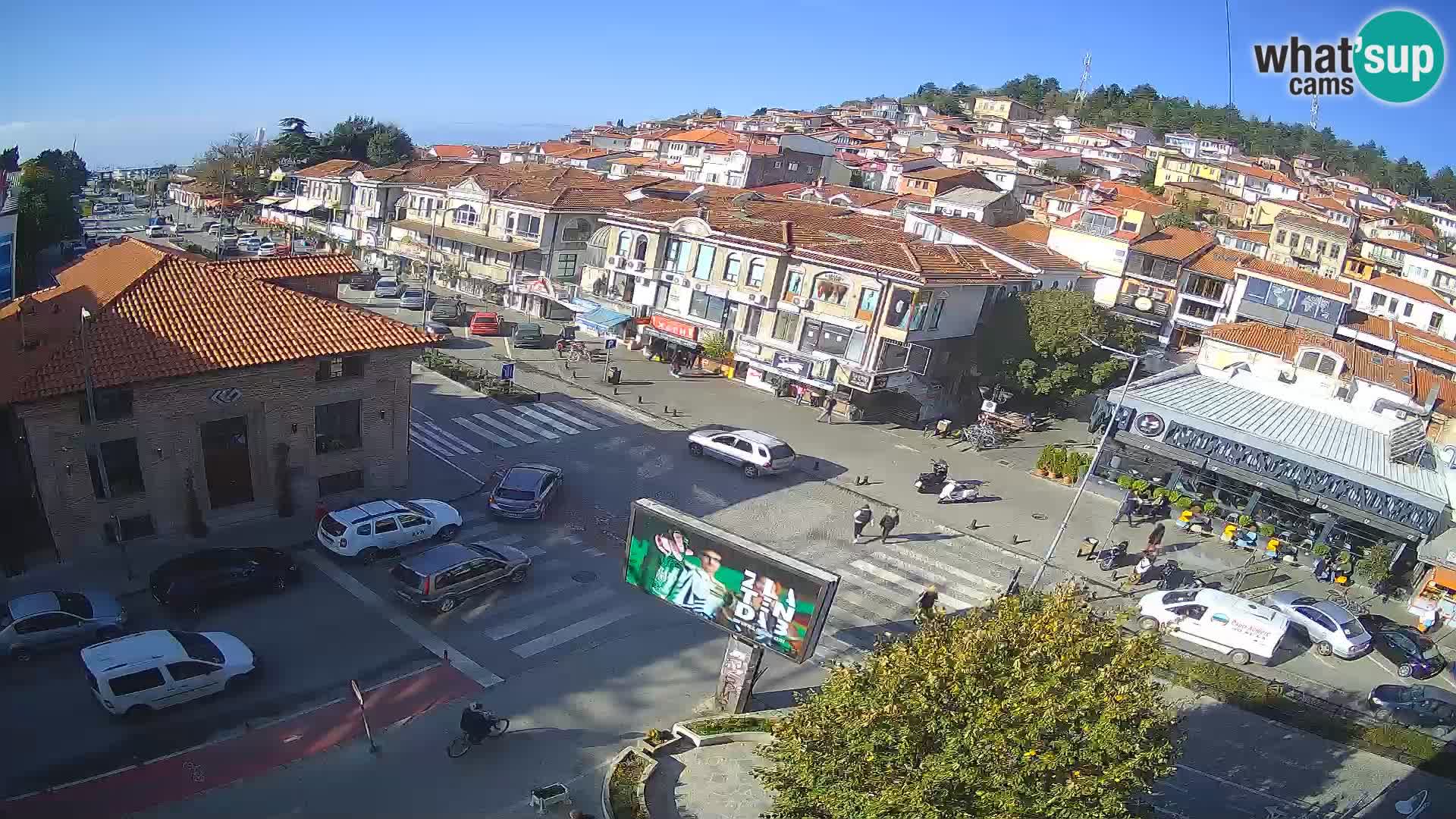 Webcam de la vieille ville et du centre d’Ohrid