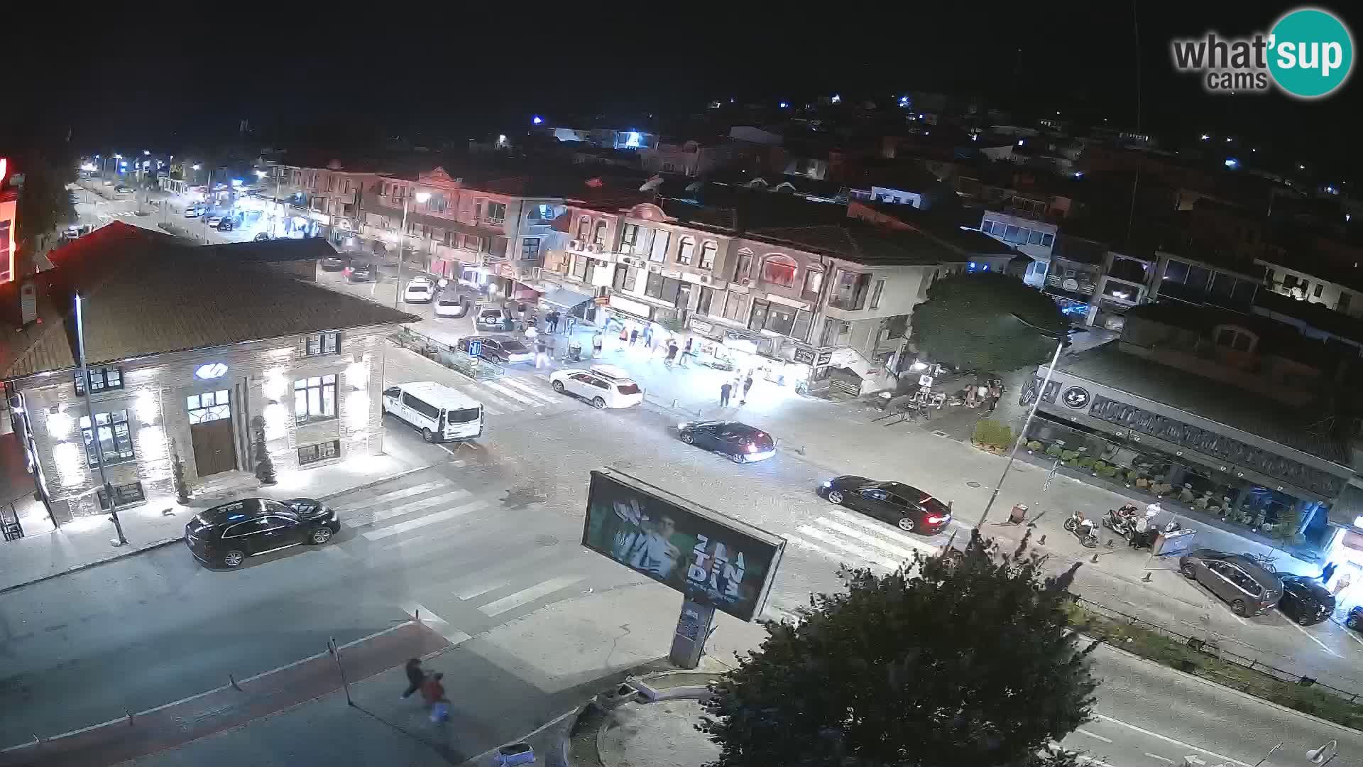 Webcam de la vieille ville et du centre d’Ohrid