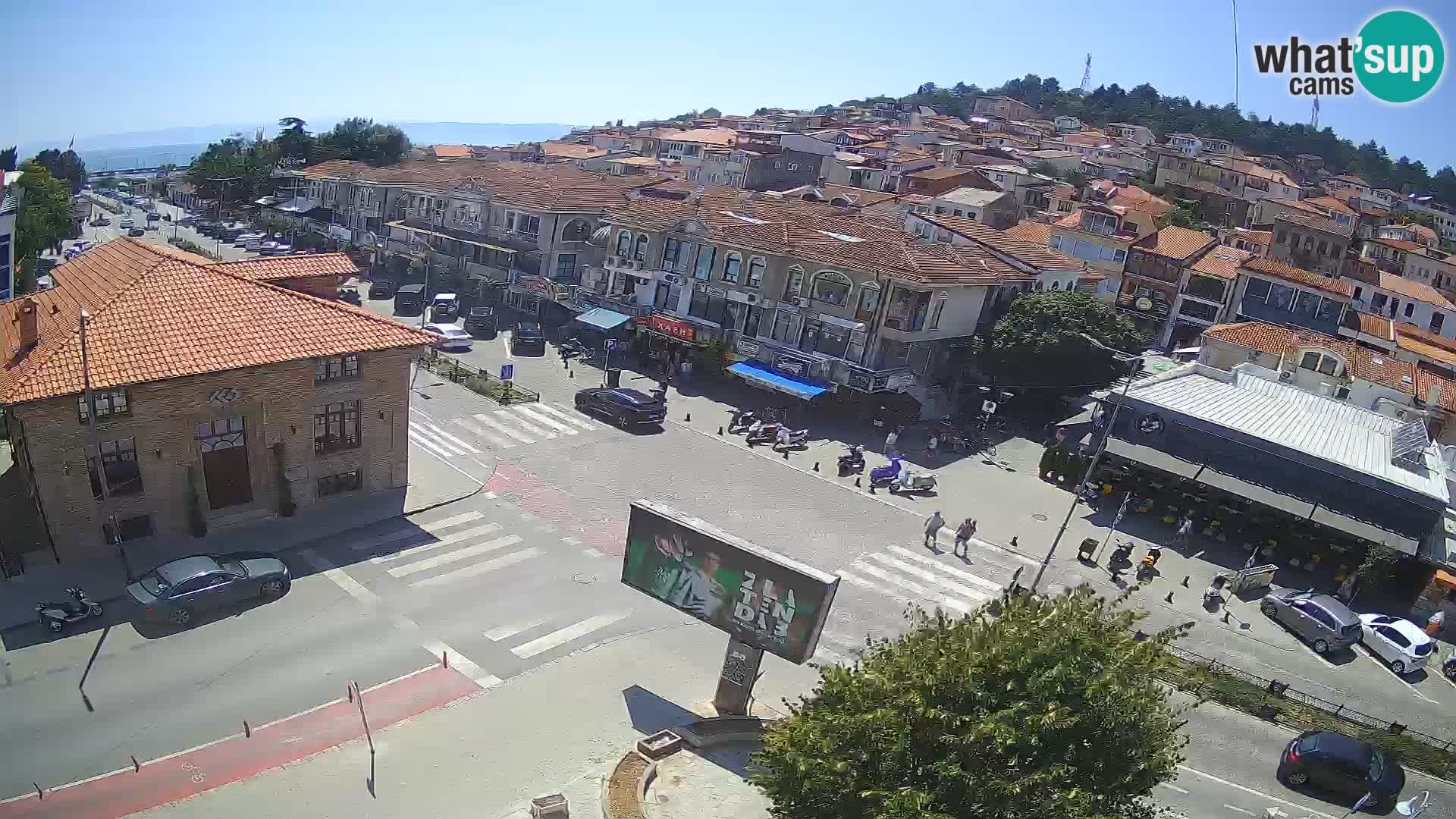 Webcam Altstadt und Zentrum von Ohrid