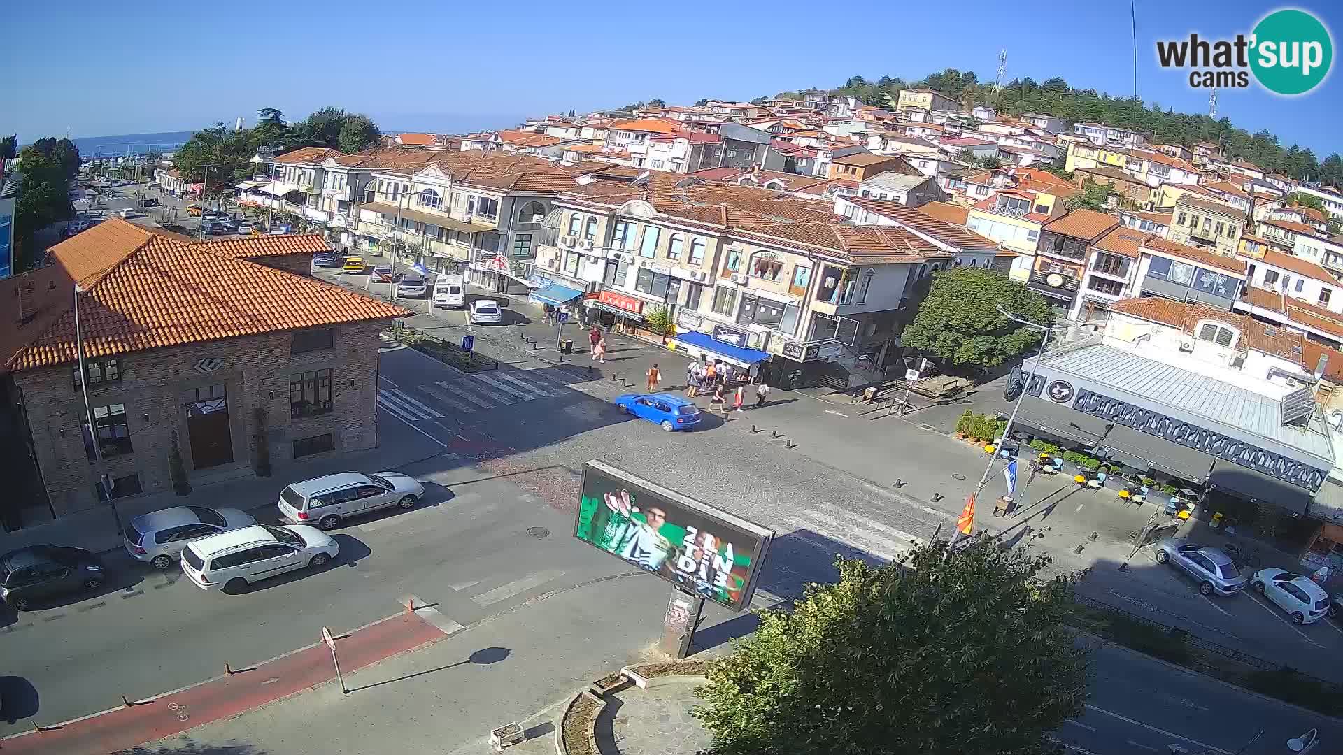 Webcam de la vieille ville et du centre d’Ohrid