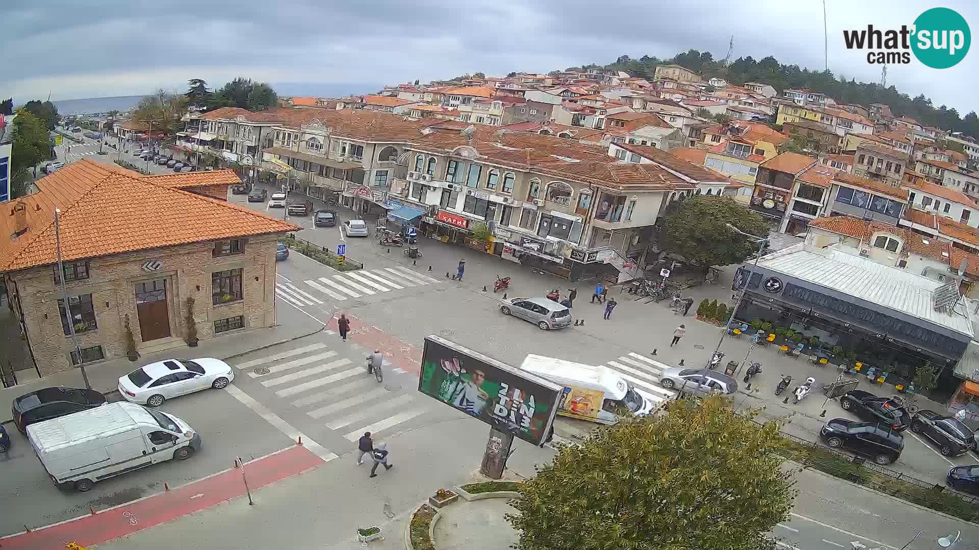 Webcam Ohrid old town and center