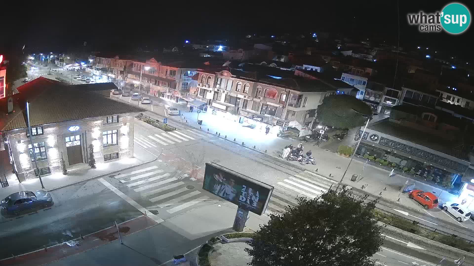 Webcam de la vieille ville et du centre d’Ohrid