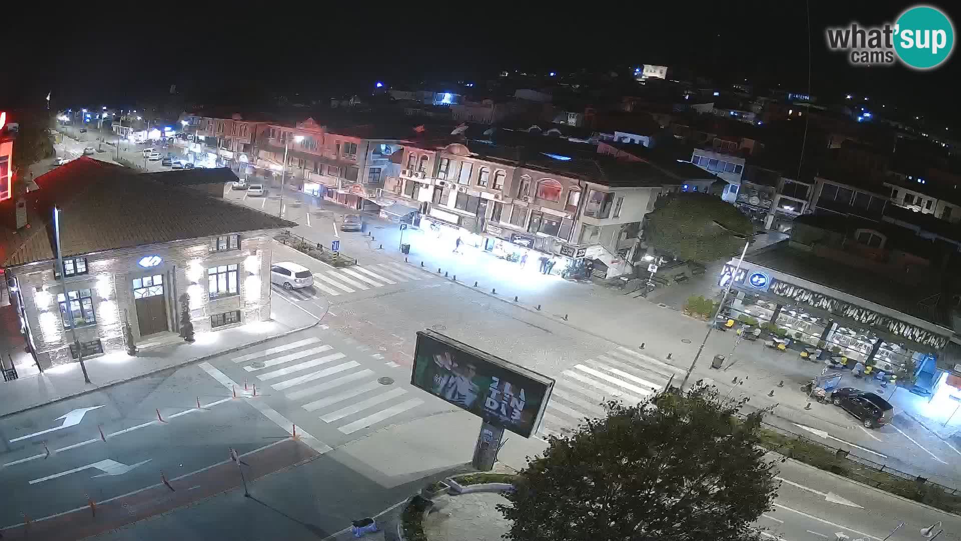 Webcam de la vieille ville et du centre d’Ohrid